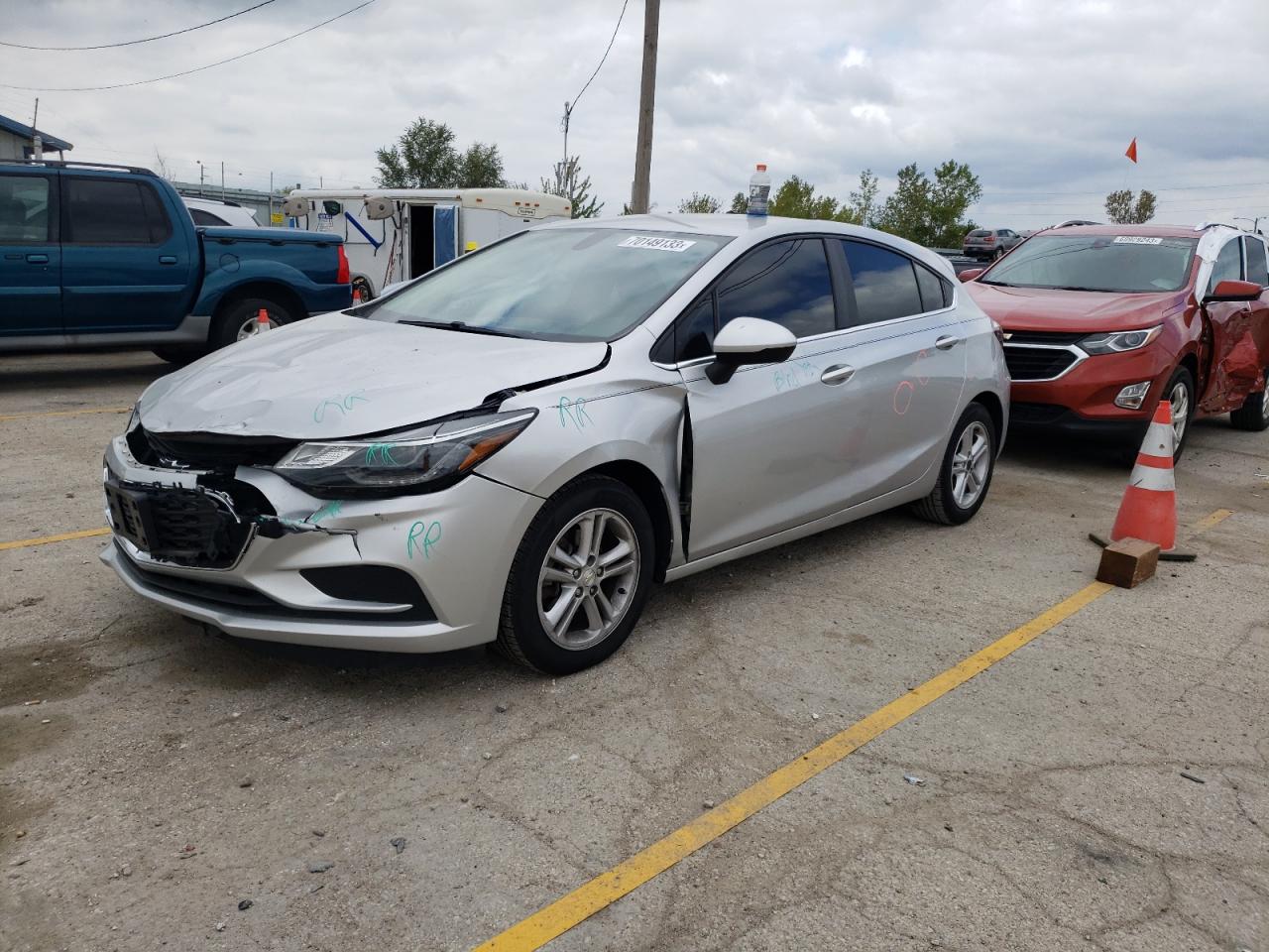 CHEVROLET CRUZE 2017 3g1be6sm6hs541192