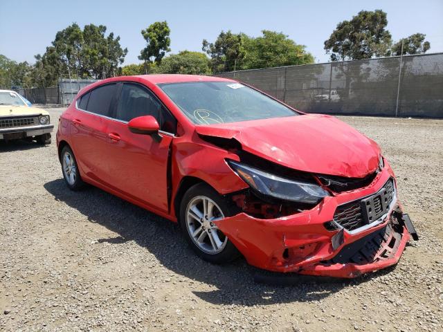 CHEVROLET CRUZE LT 2017 3g1be6sm6hs604971