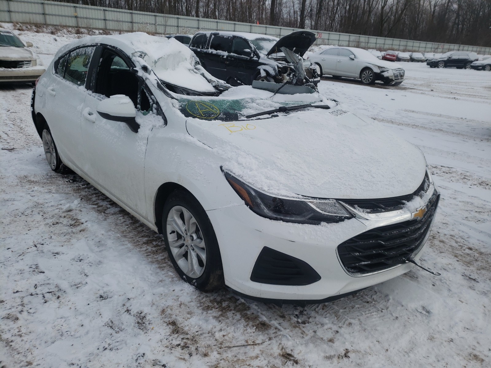 CHEVROLET CRUZE LT 2019 3g1be6sm8ks611878