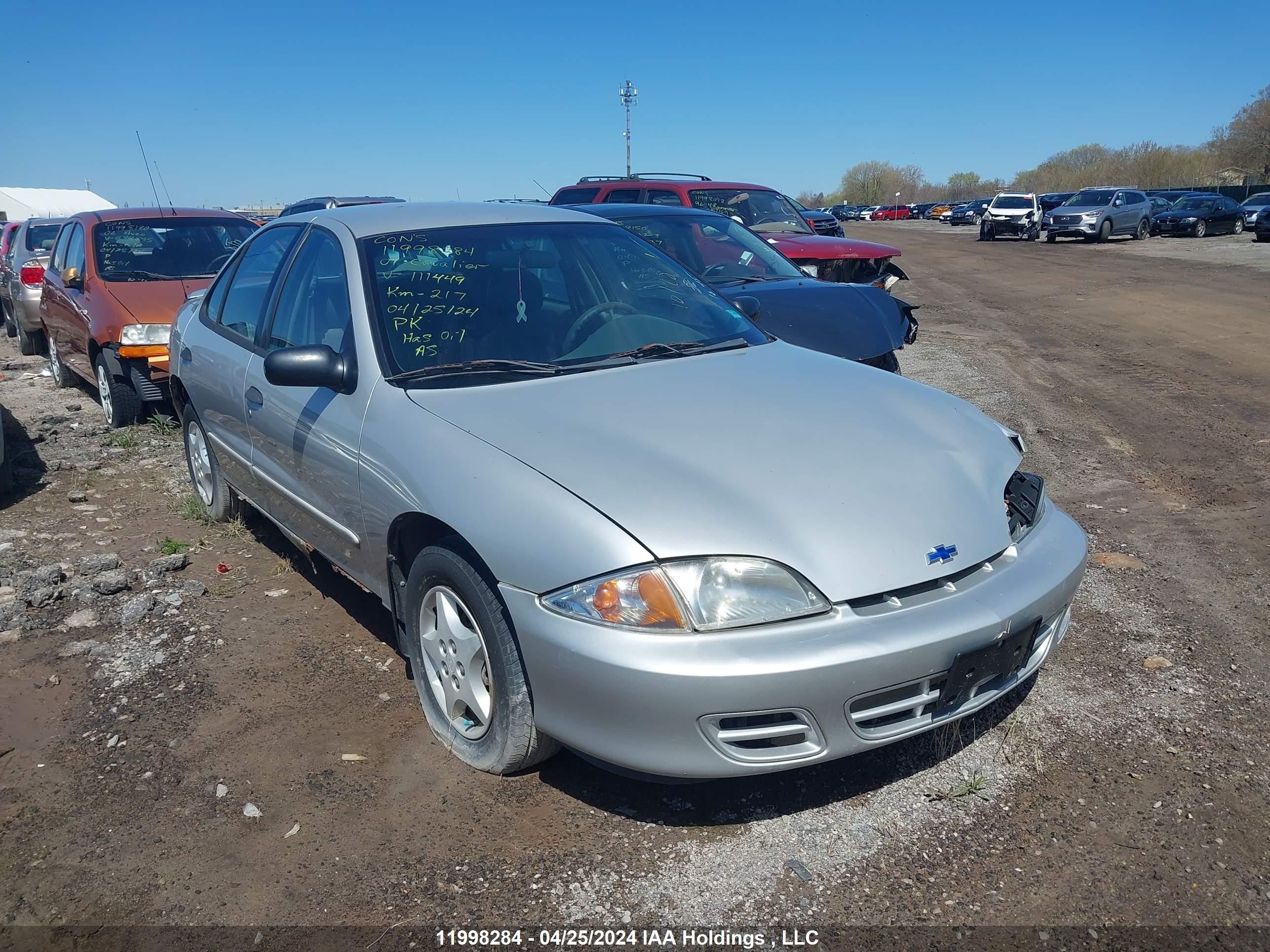 CHEVROLET CAVALIER 2001 3g1jc52421s111449