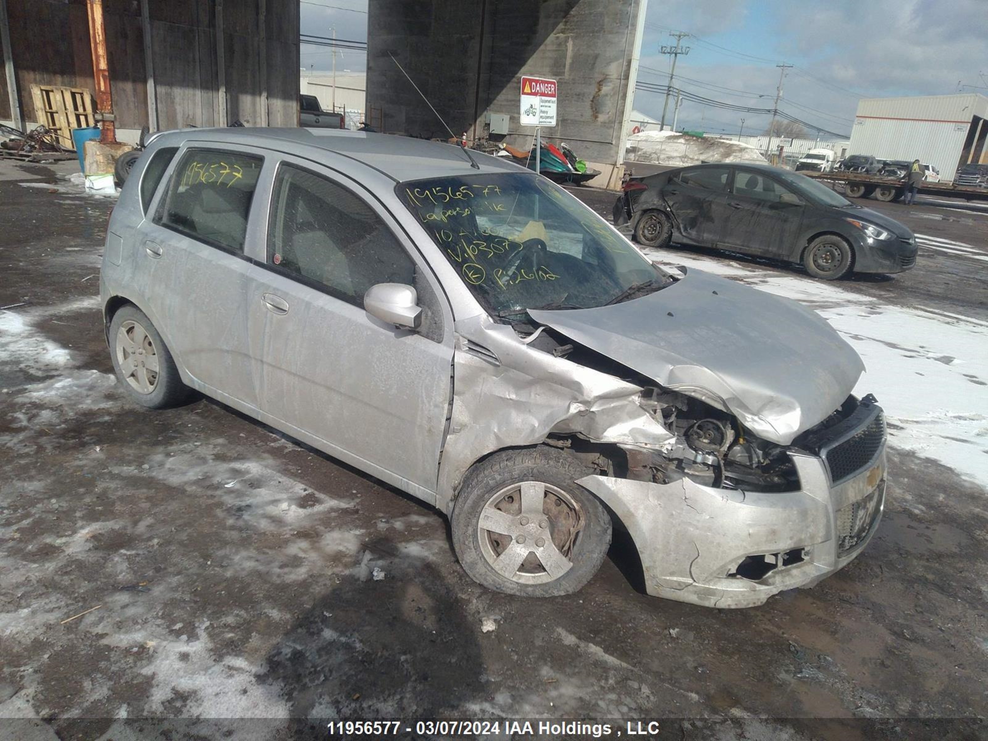 CHEVROLET AVEO 2010 3g1tb6de0al103075