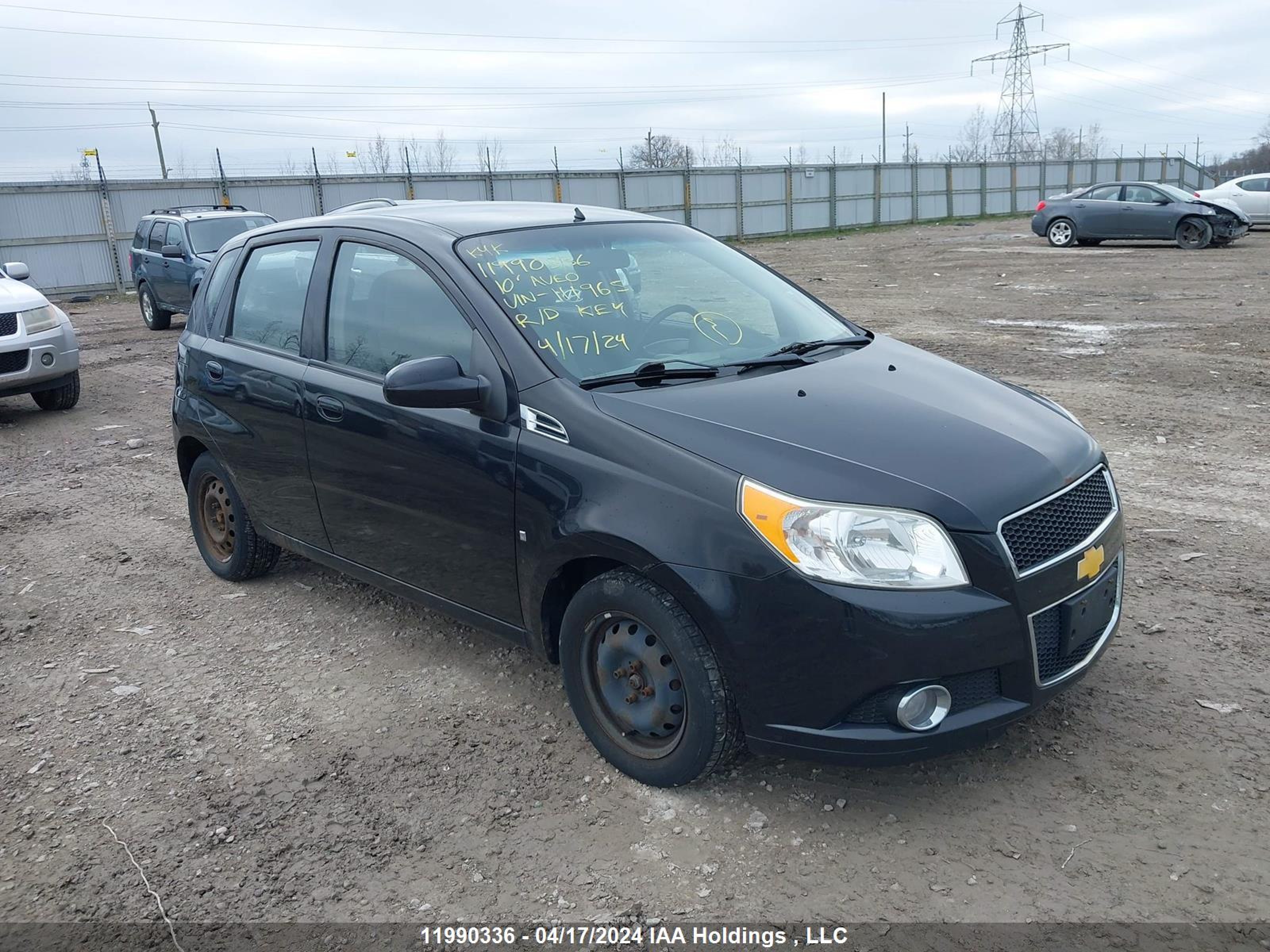 CHEVROLET AVEO 2010 3g1tb6de7al111965