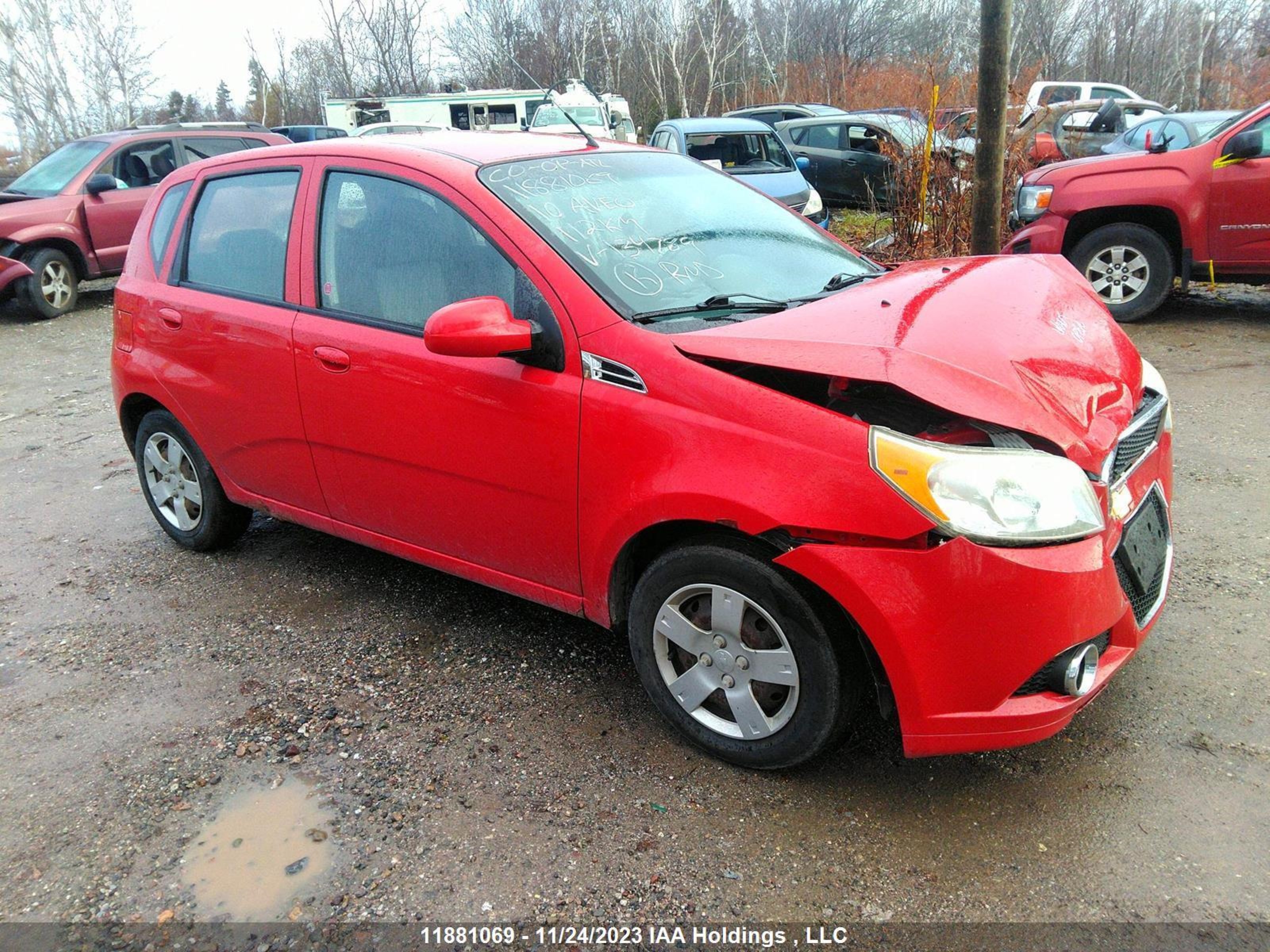 CHEVROLET AVEO 2010 3g1tb6de7al134789