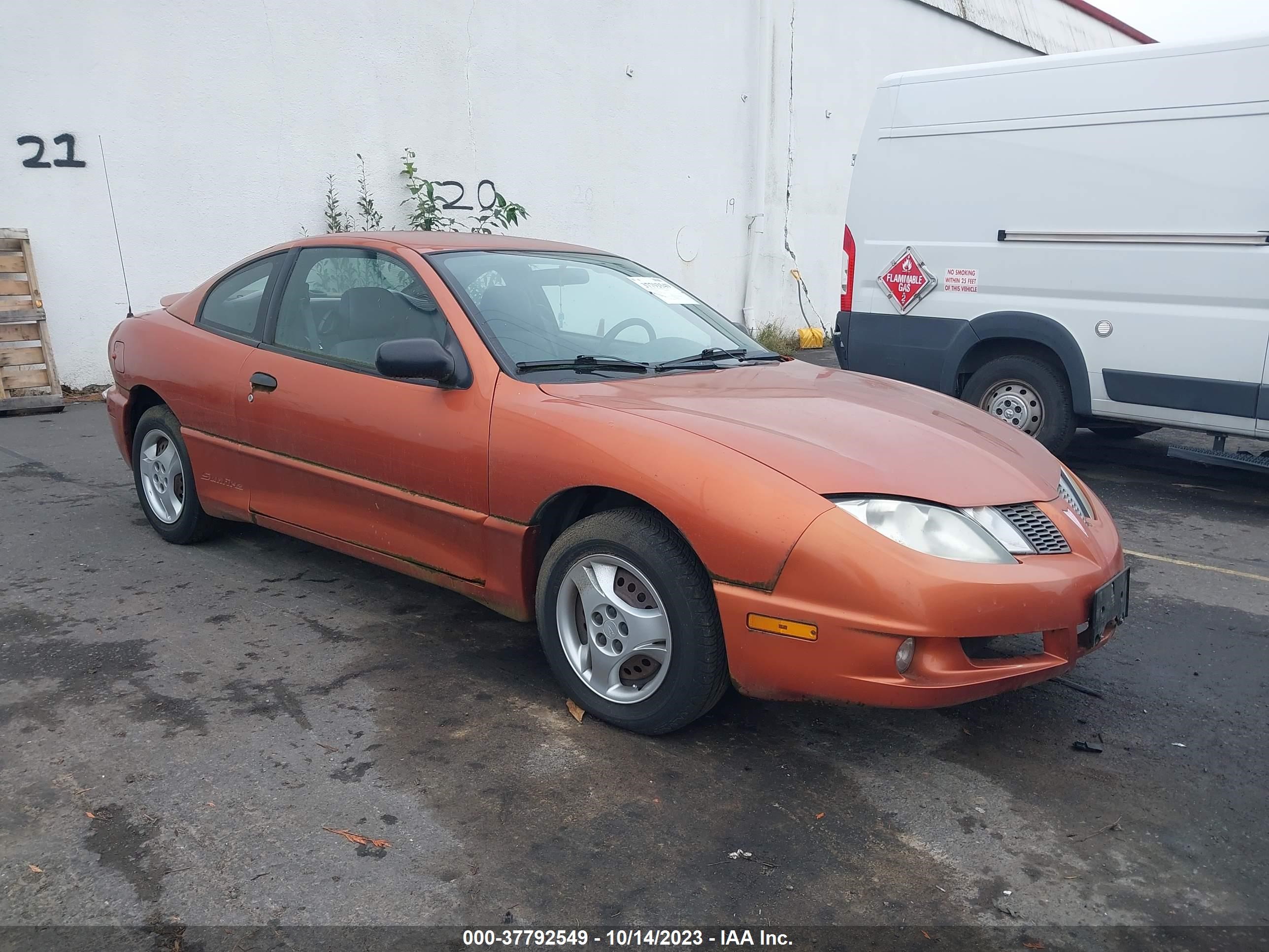 PONTIAC SUNFIRE 2005 3g2jb12f25s110347