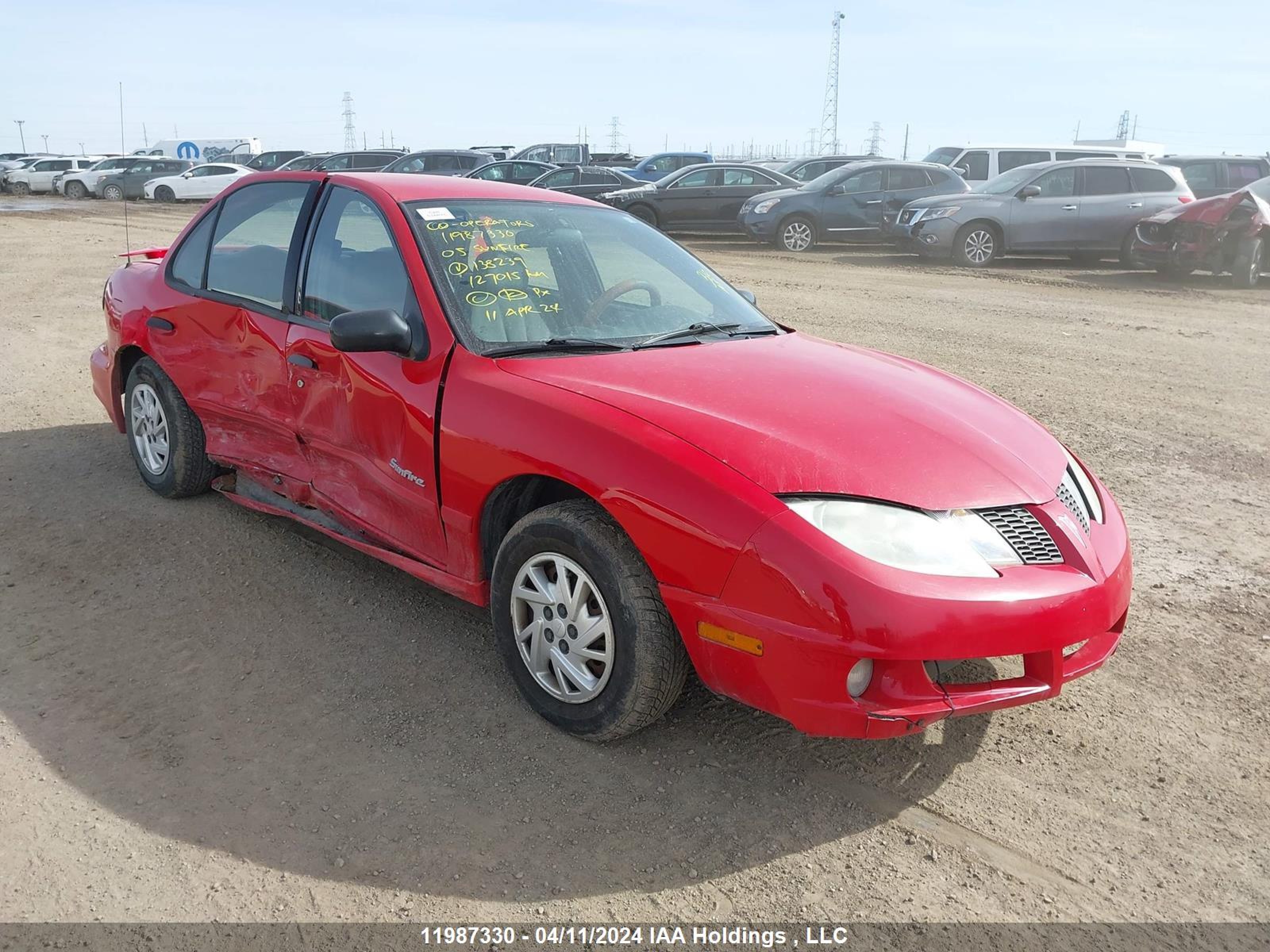 PONTIAC SUNFIRE 2005 3g2jb52f85s138239