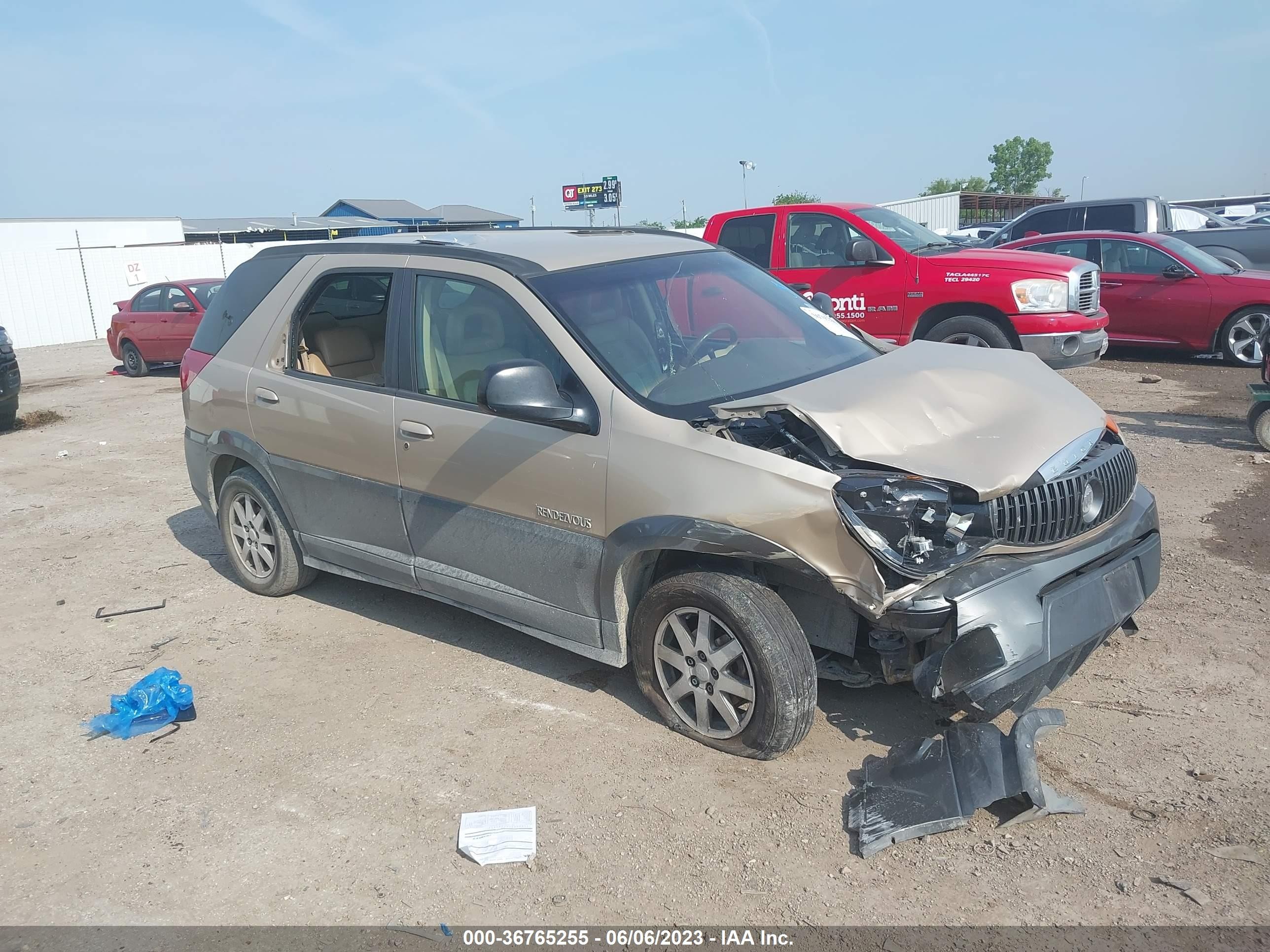 BUICK RENDEZVOUS 2002 3g5da03e12s563048