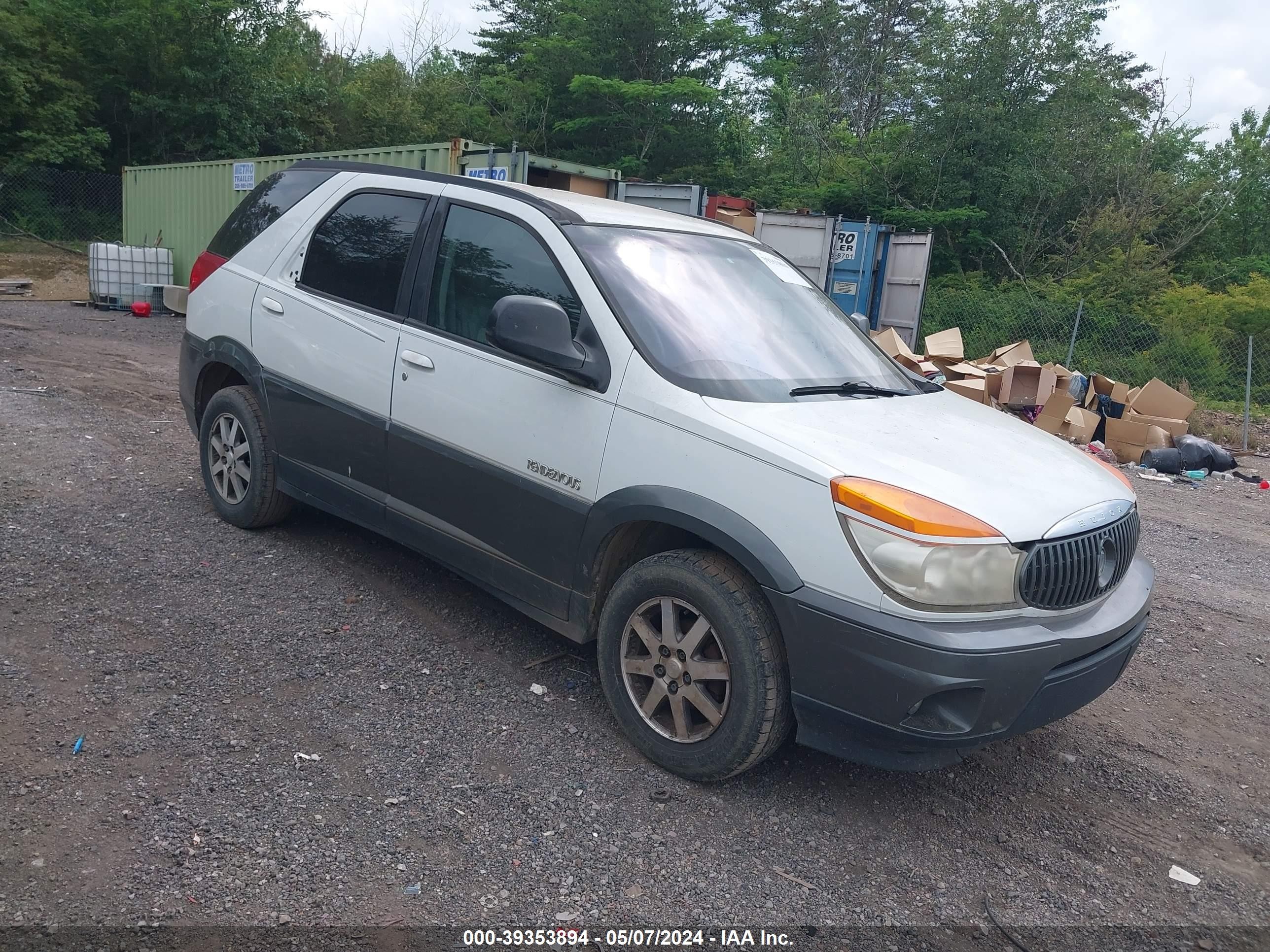 BUICK RENDEZVOUS 2002 3g5da03e22s560319