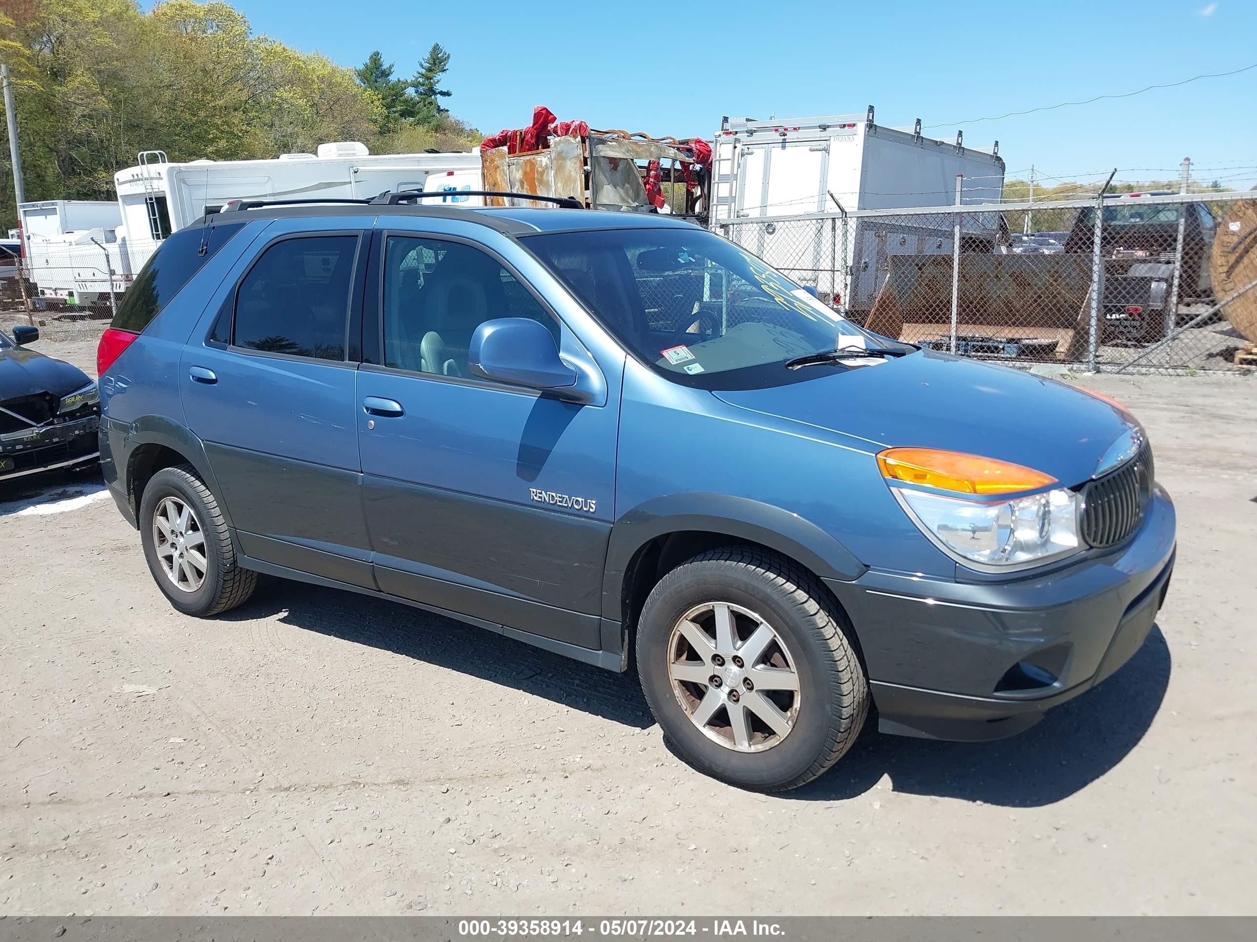 BUICK RENDEZVOUS 2002 3g5db03e92s532529