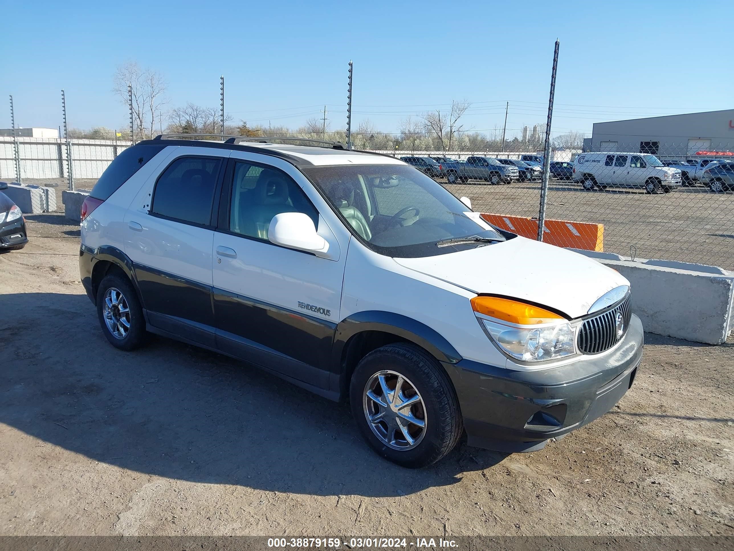 BUICK RENDEZVOUS 2002 3g5db03ex2s528165