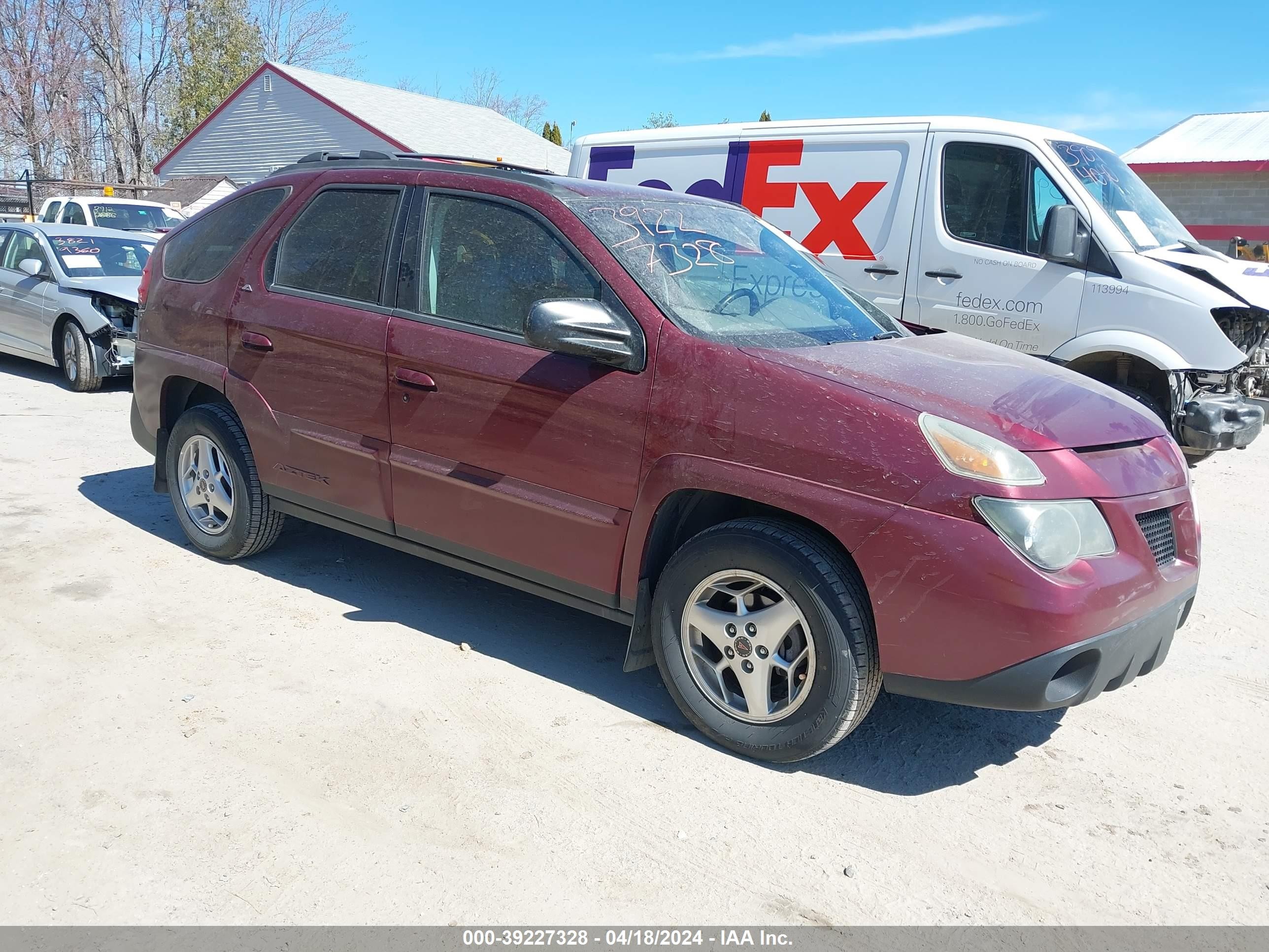 PONTIAC AZTEK 2003 3g7da03e23s518242