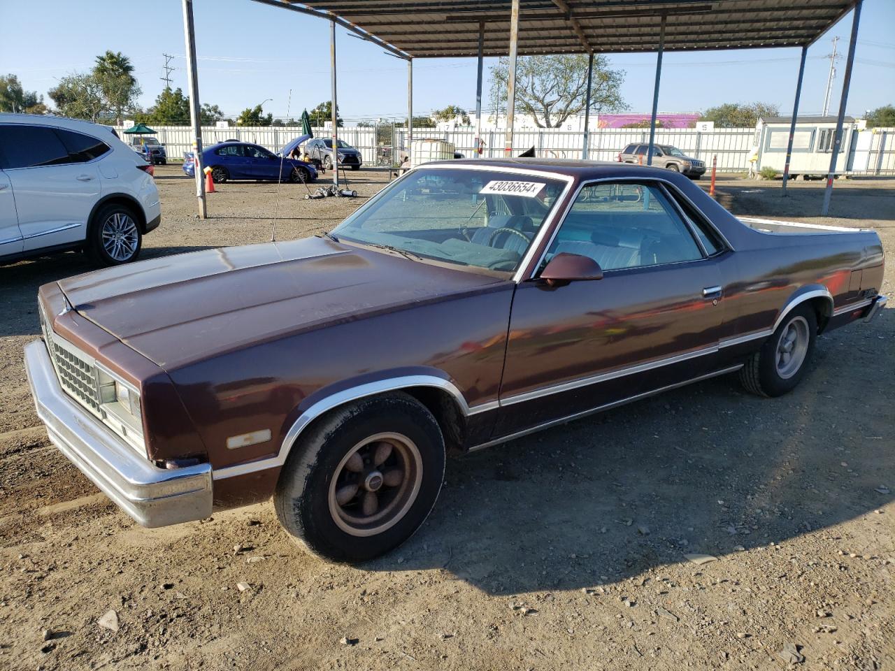 CHEVROLET EL CAMINO 1986 3gccw80h6gs916412