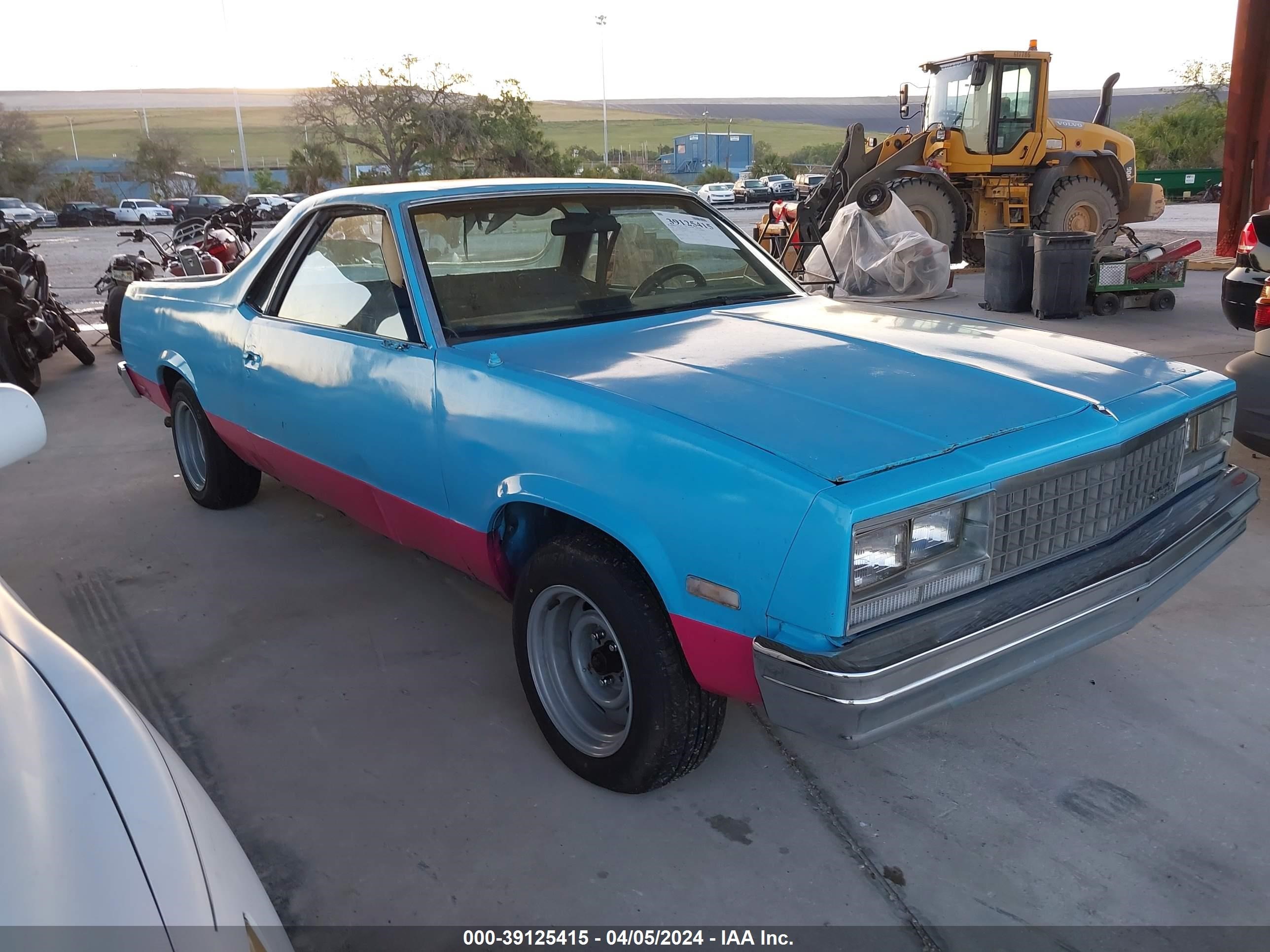 CHEVROLET EL CAMINO 1985 3gccw80z6fs918779