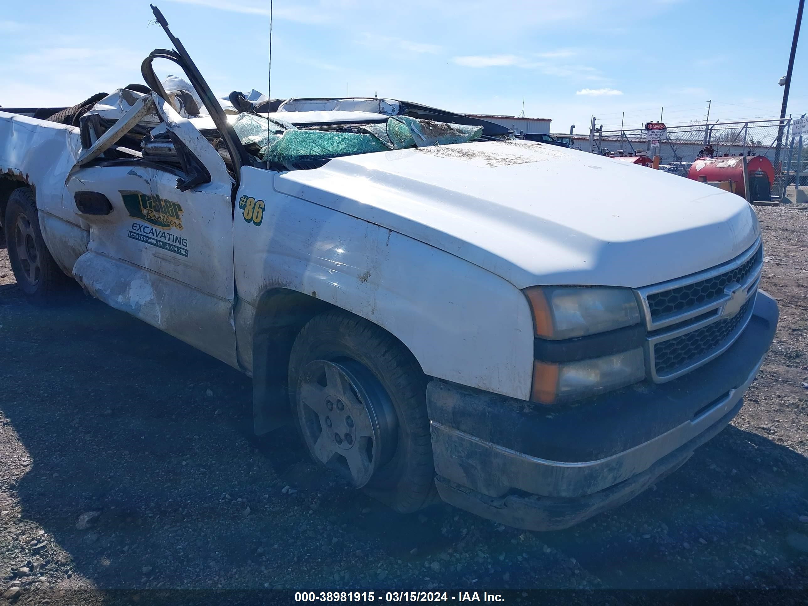 CHEVROLET SILVERADO 2006 3gcec14z46g176114