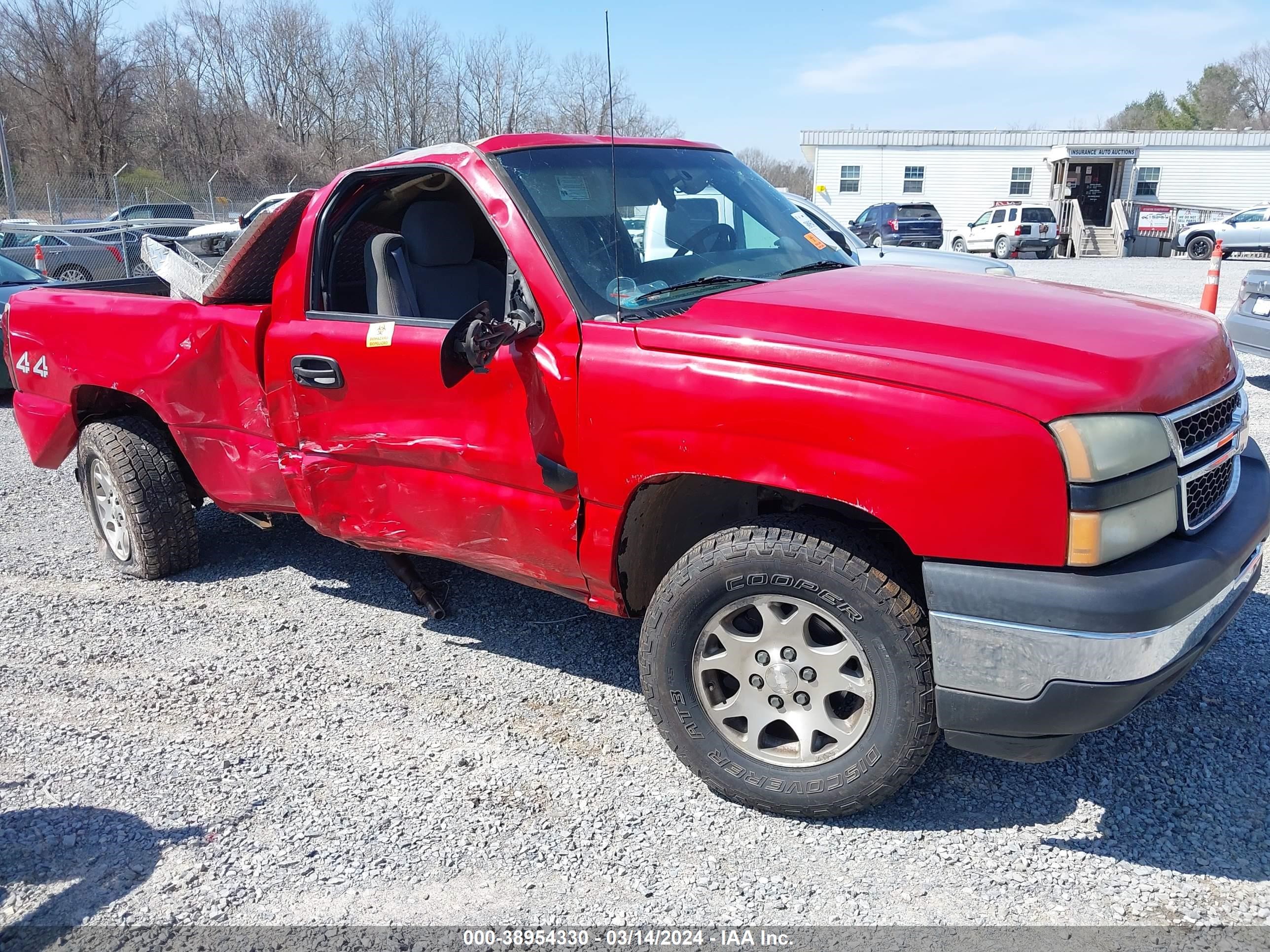 CHEVROLET SILVERADO 2006 3gcek14v16g146813