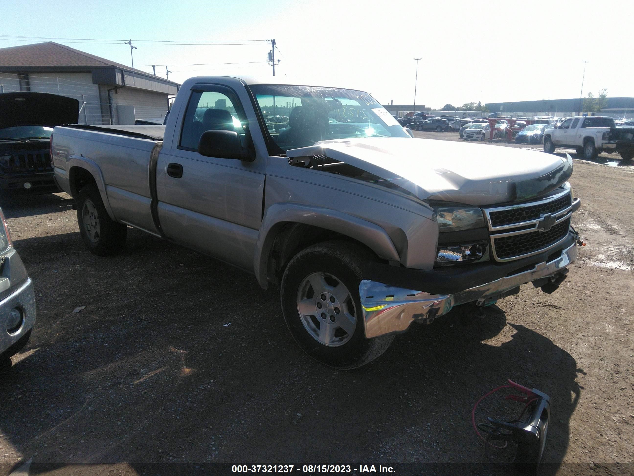 CHEVROLET SILVERADO 2006 3gcek14vx6g180376