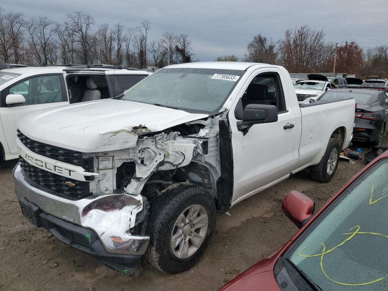 CHEVROLET SILVERADO 2019 3gcnwaef0kg298393