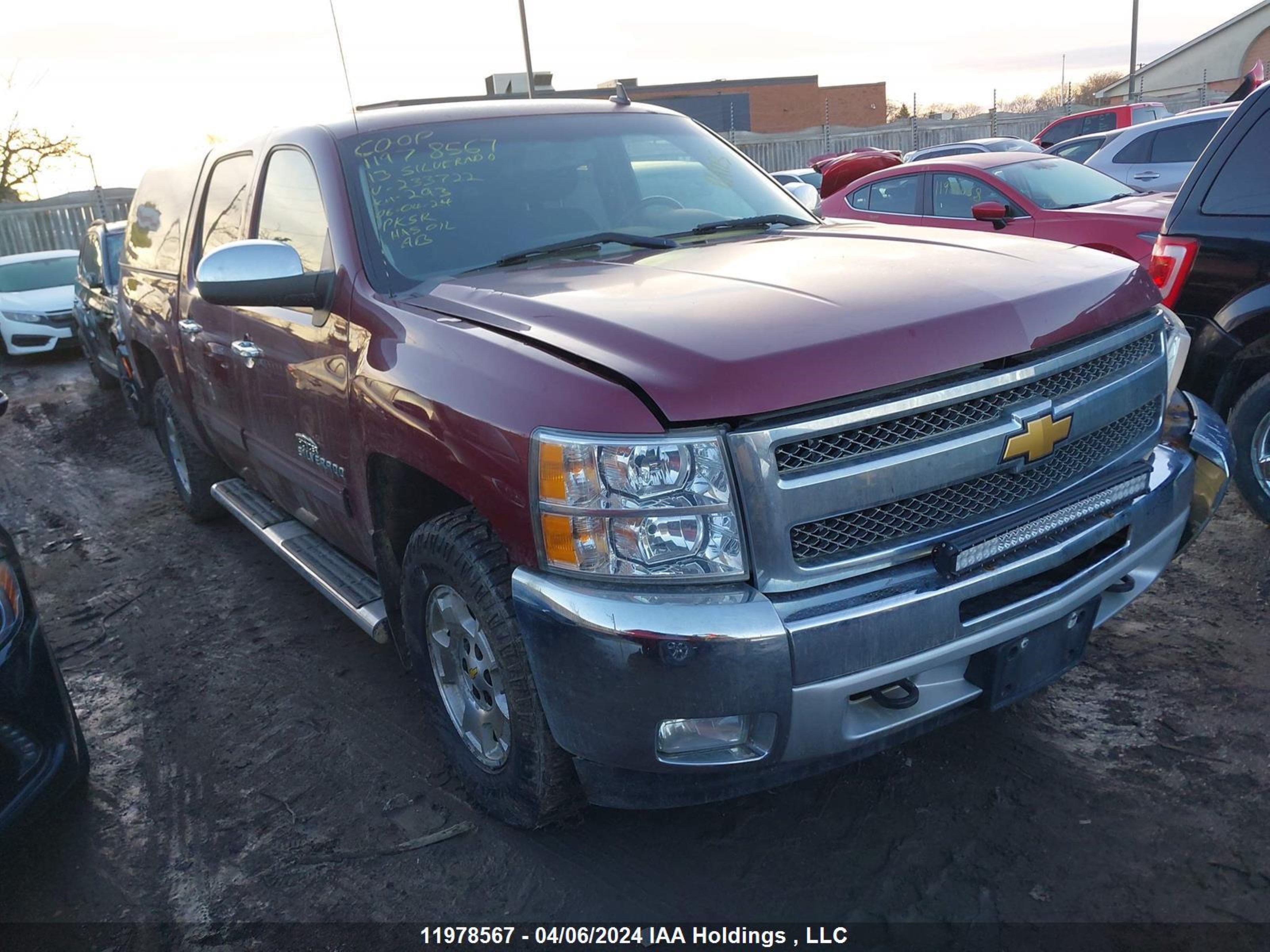 CHEVROLET SILVERADO 2013 3gcpkse71dg233722