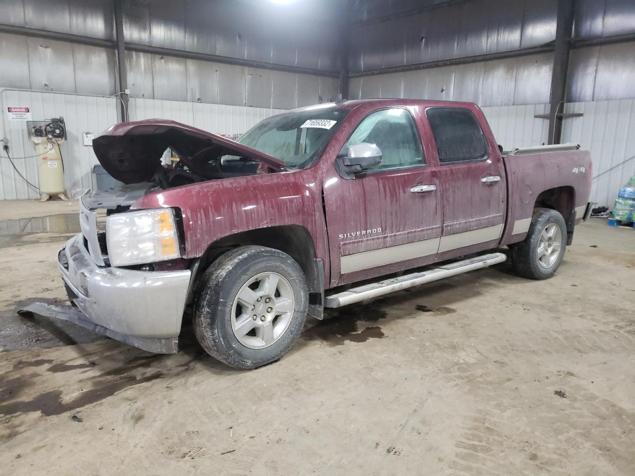 CHEVROLET SILVERADO 2013 3gcpkse71dg341550