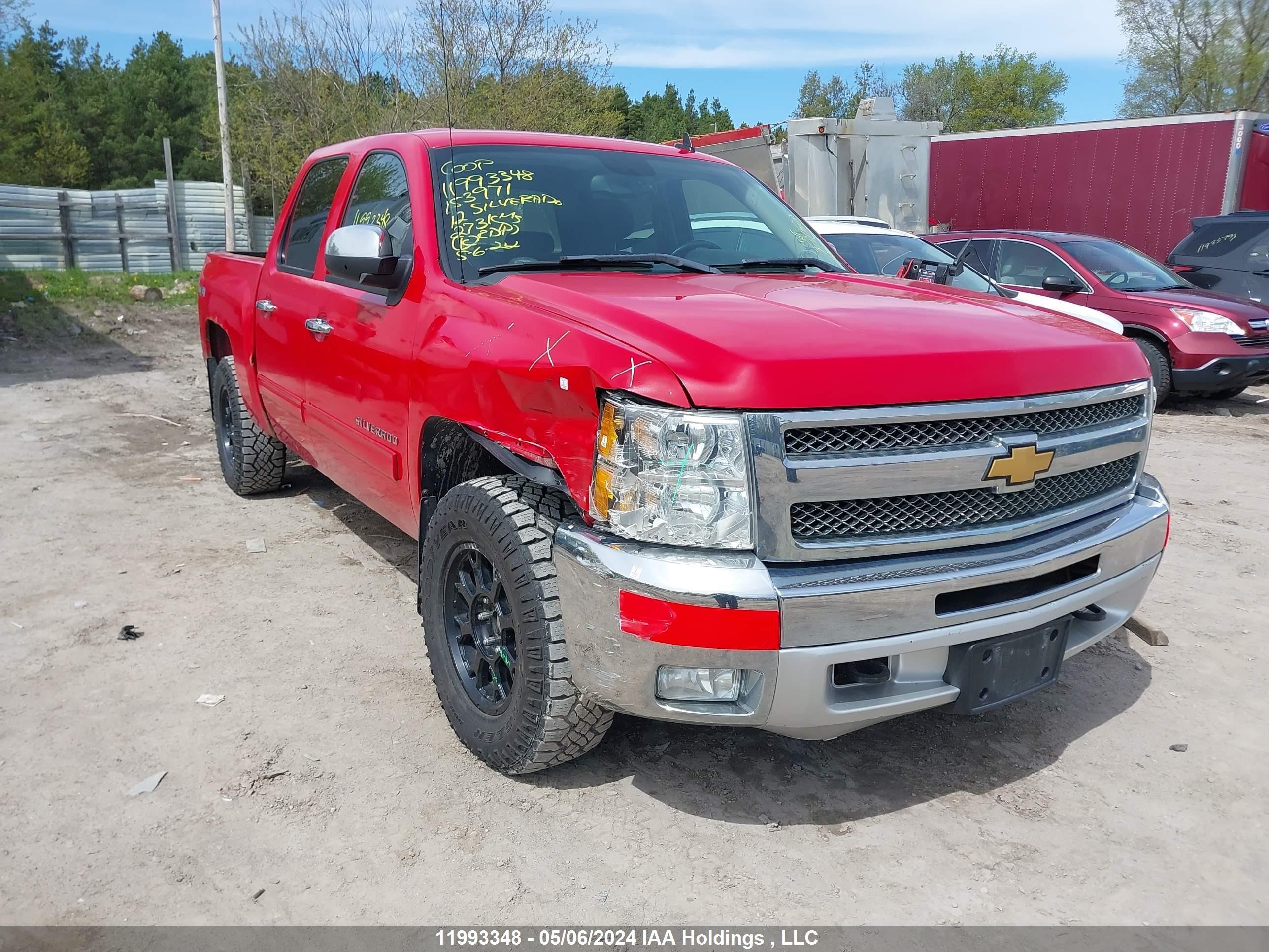 CHEVROLET SILVERADO 2012 3gcpkse77cg153971