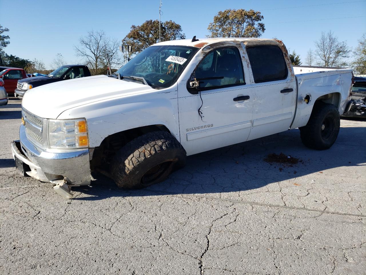 CHEVROLET SILVERADO 2012 3gcpkse78cg283001