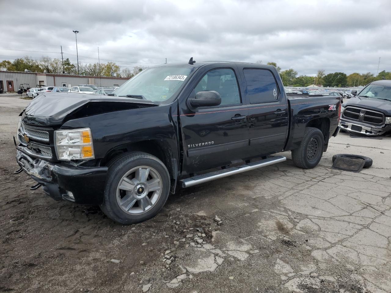 CHEVROLET SILVERADO 2013 3gcpkte74dg258040