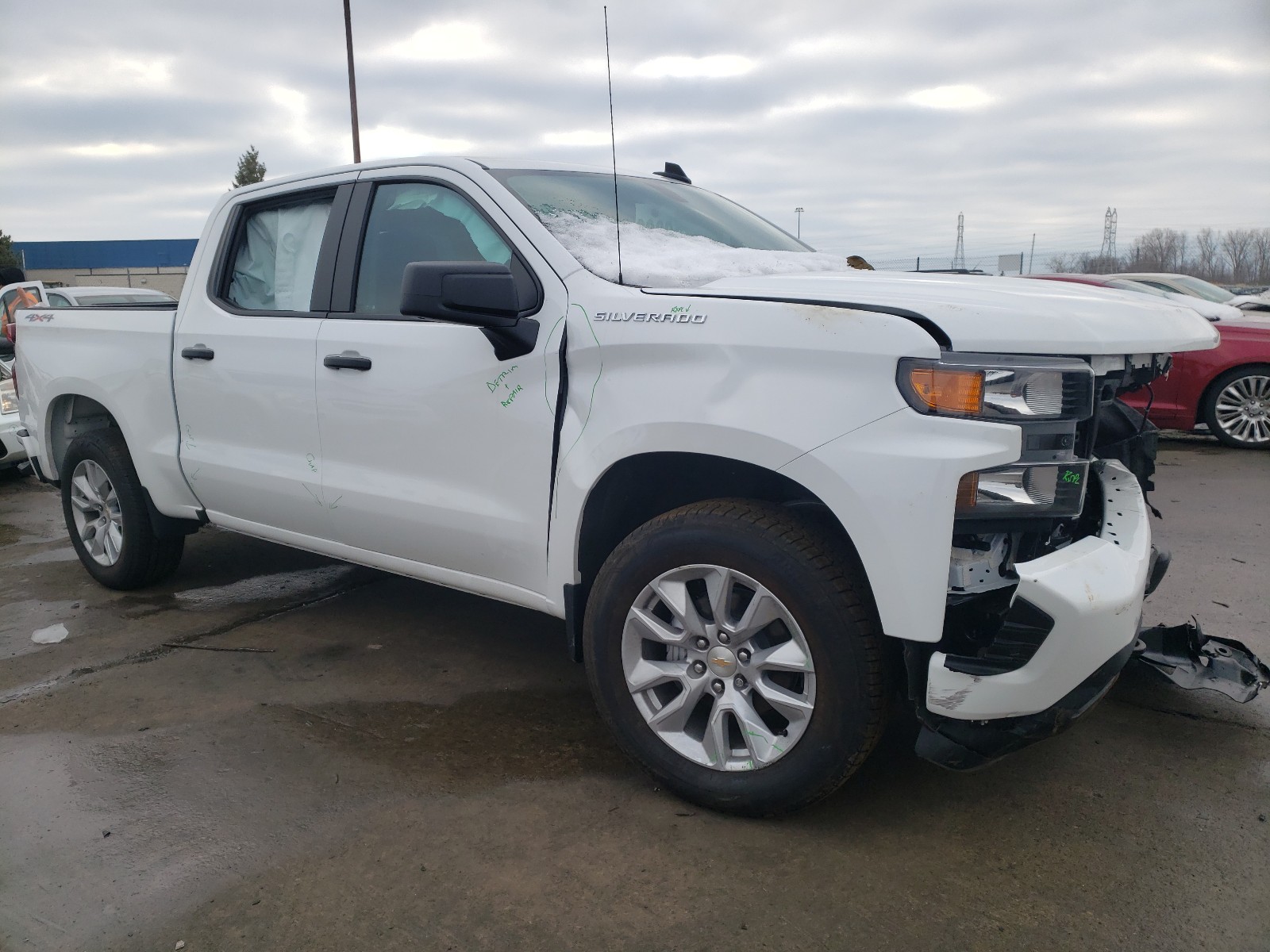 CHEVROLET SILVERADO 2021 3gcpybek4mg206758