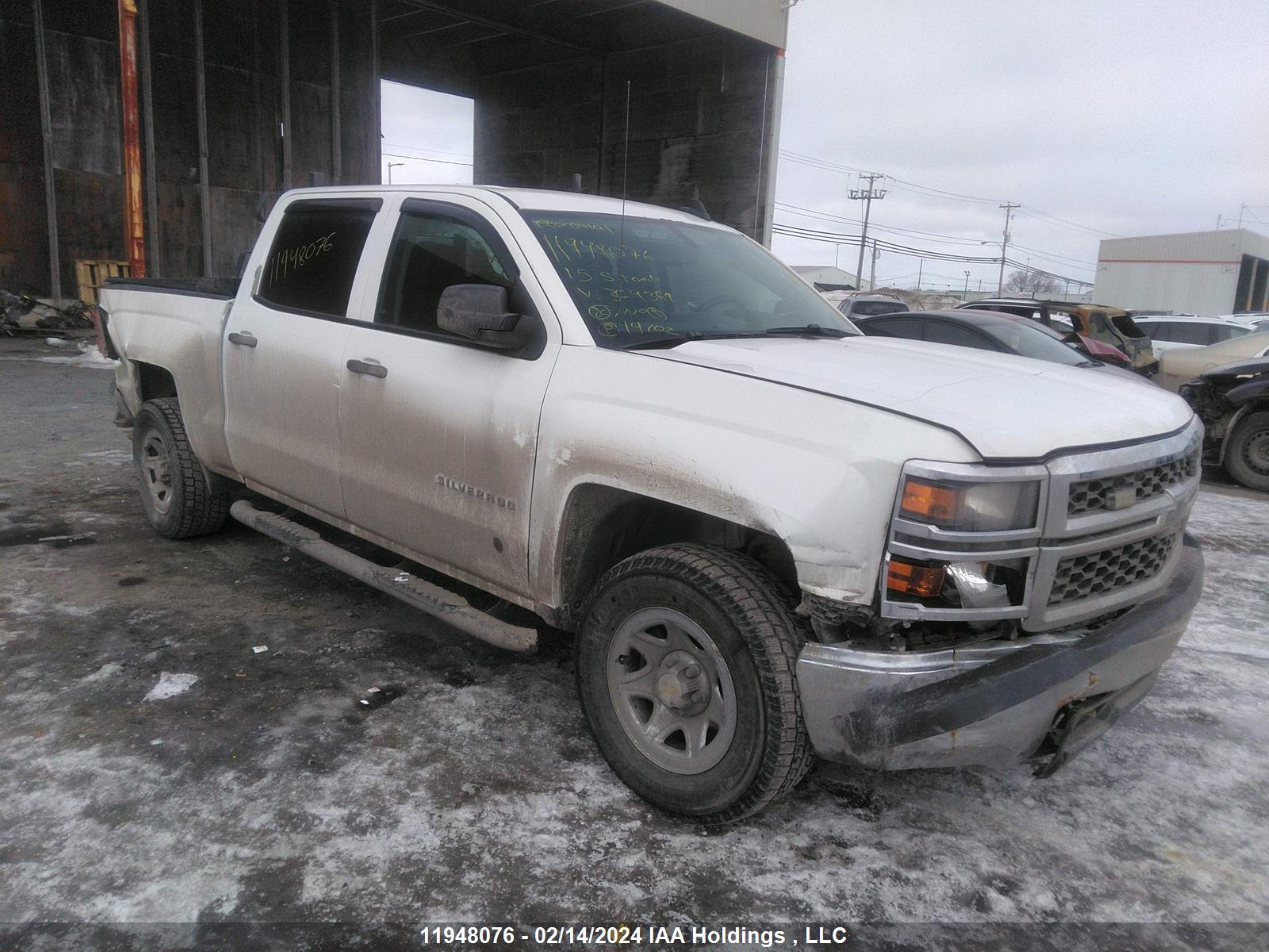 CHEVROLET SILVERADO 2015 3gcukpec8fg364369