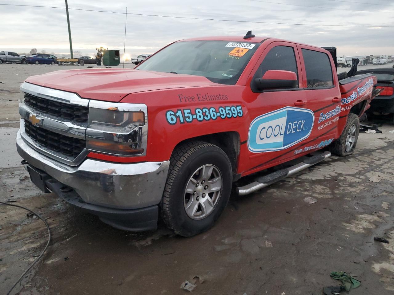 CHEVROLET SILVERADO 2016 3gcukreh1gg124508