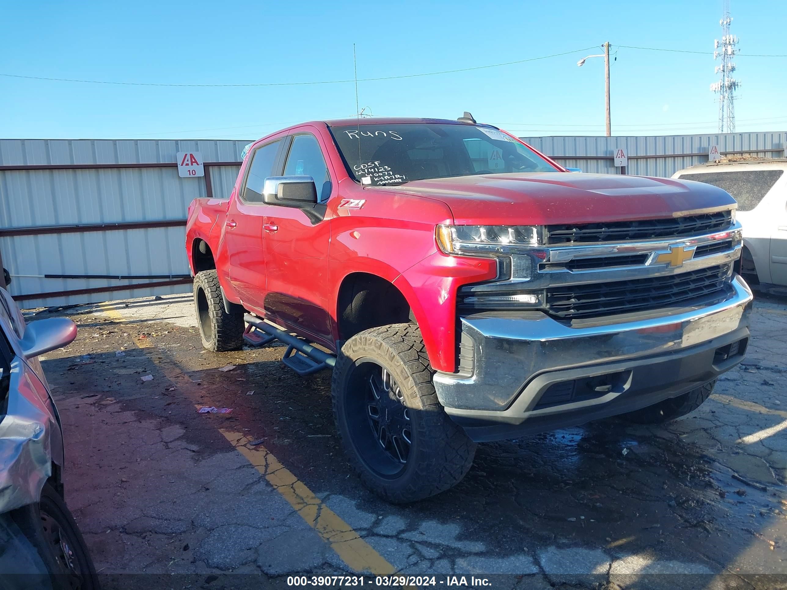 CHEVROLET SILVERADO 2019 3gcuyded2kg128414