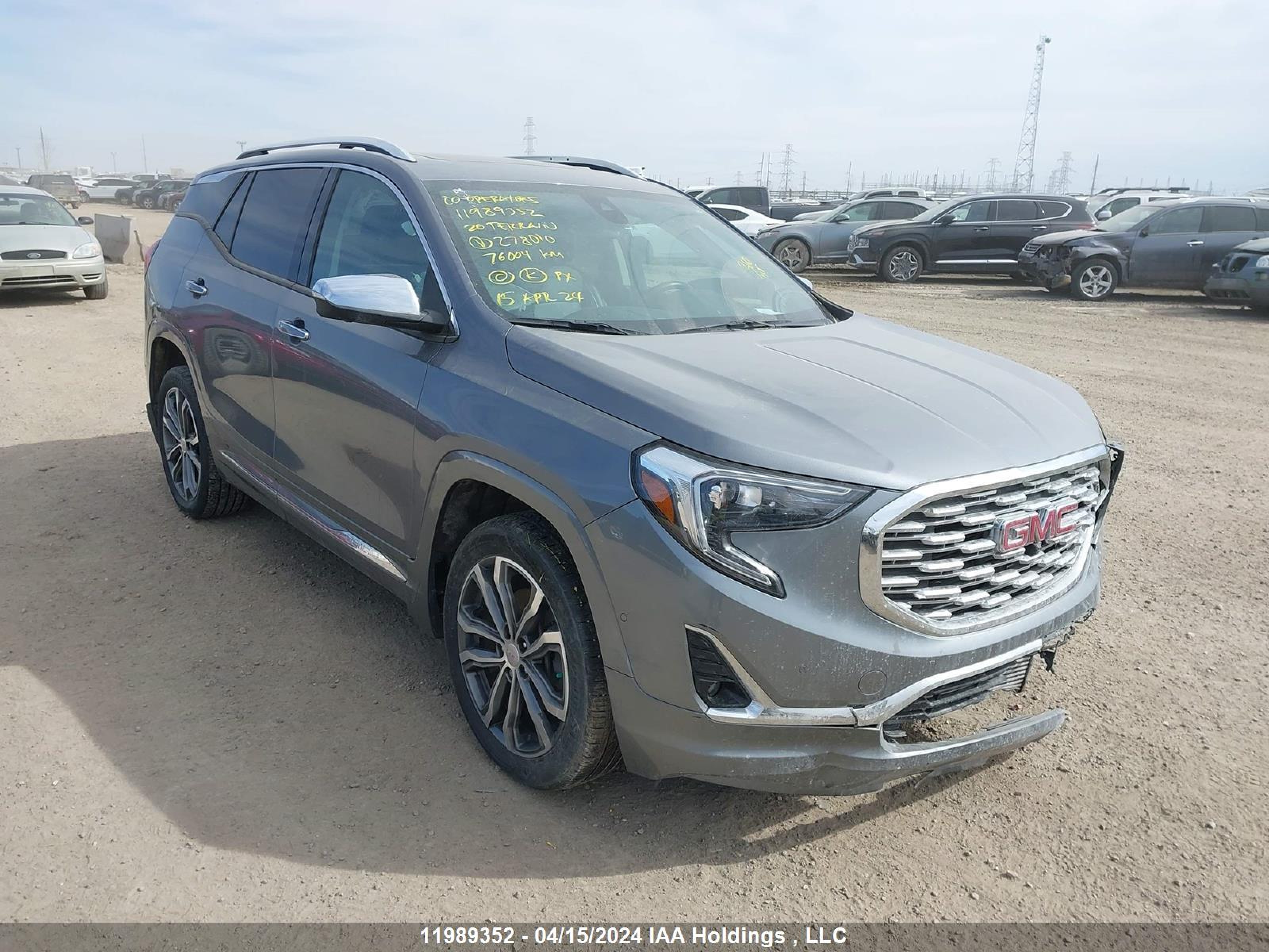 GMC TERRAIN 2020 3gkalxex1ll278010