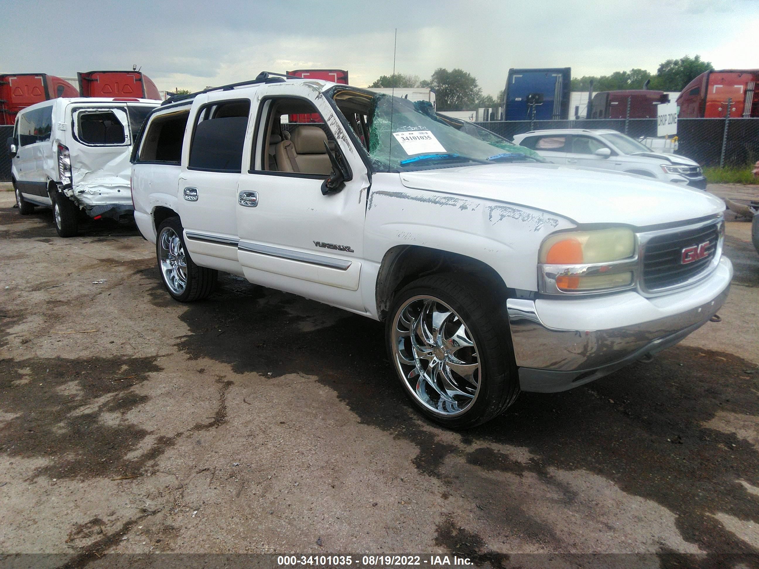 GMC YUKON 2002 3gkfk16z22g316308