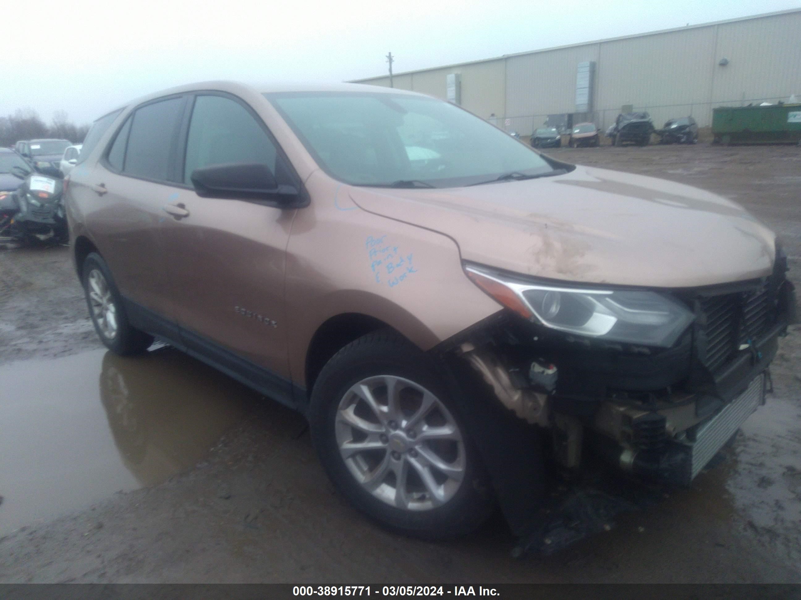 CHEVROLET EQUINOX 2018 3gnaxhevxjl173376