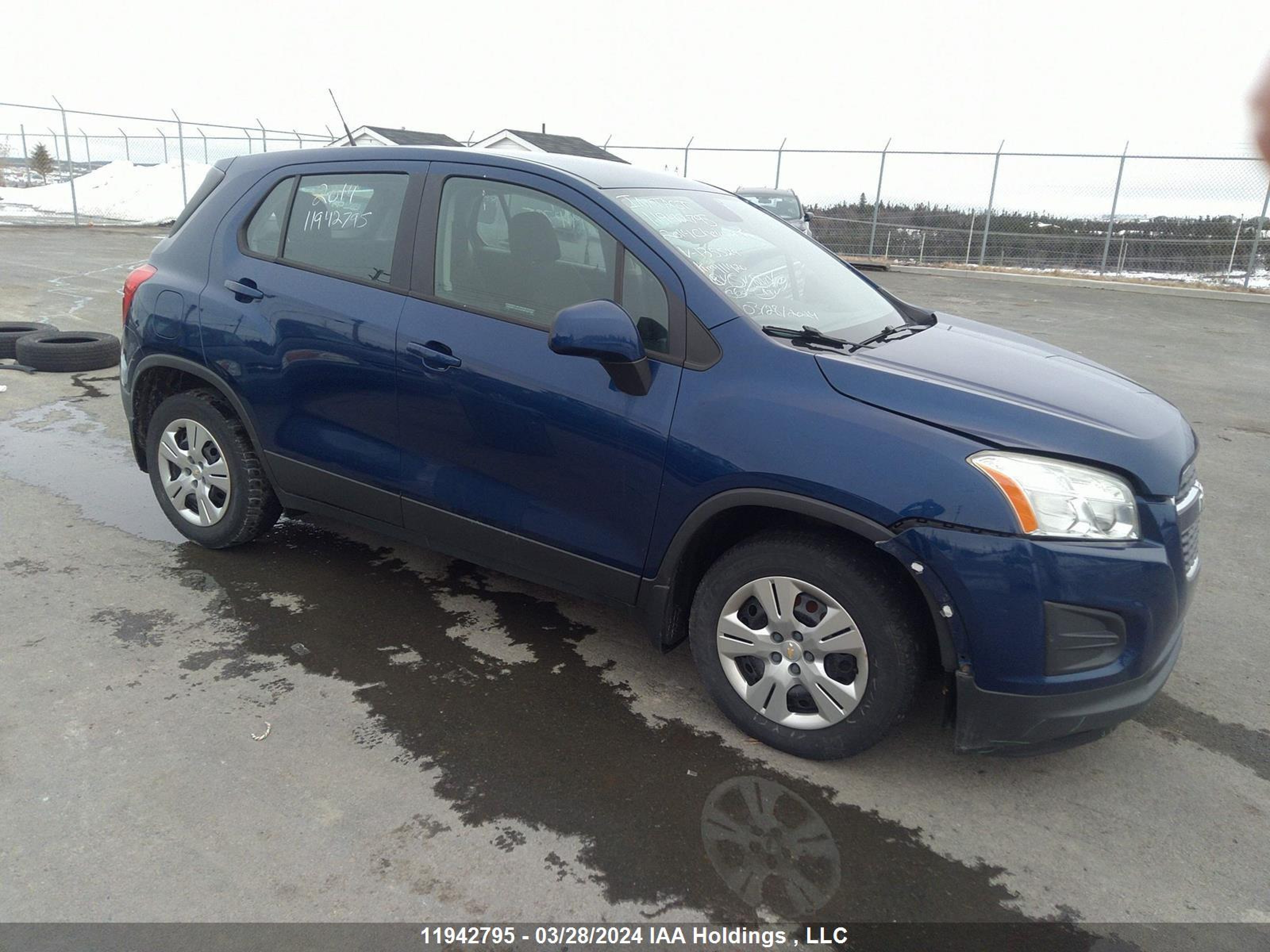 CHEVROLET TRAX 2014 3gncjkeb2el135529