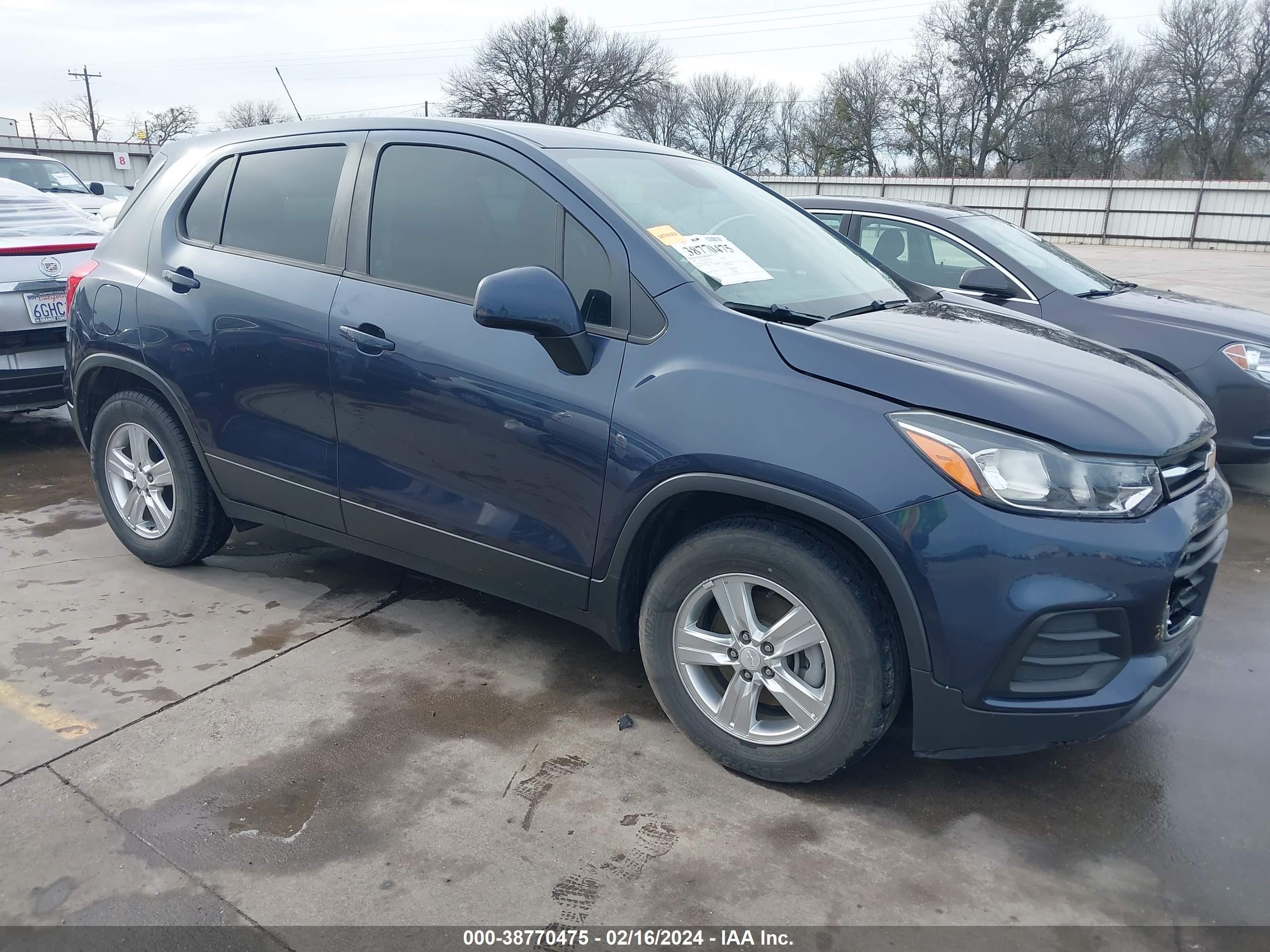 CHEVROLET TRAX 2019 3gncjksb0kl235922