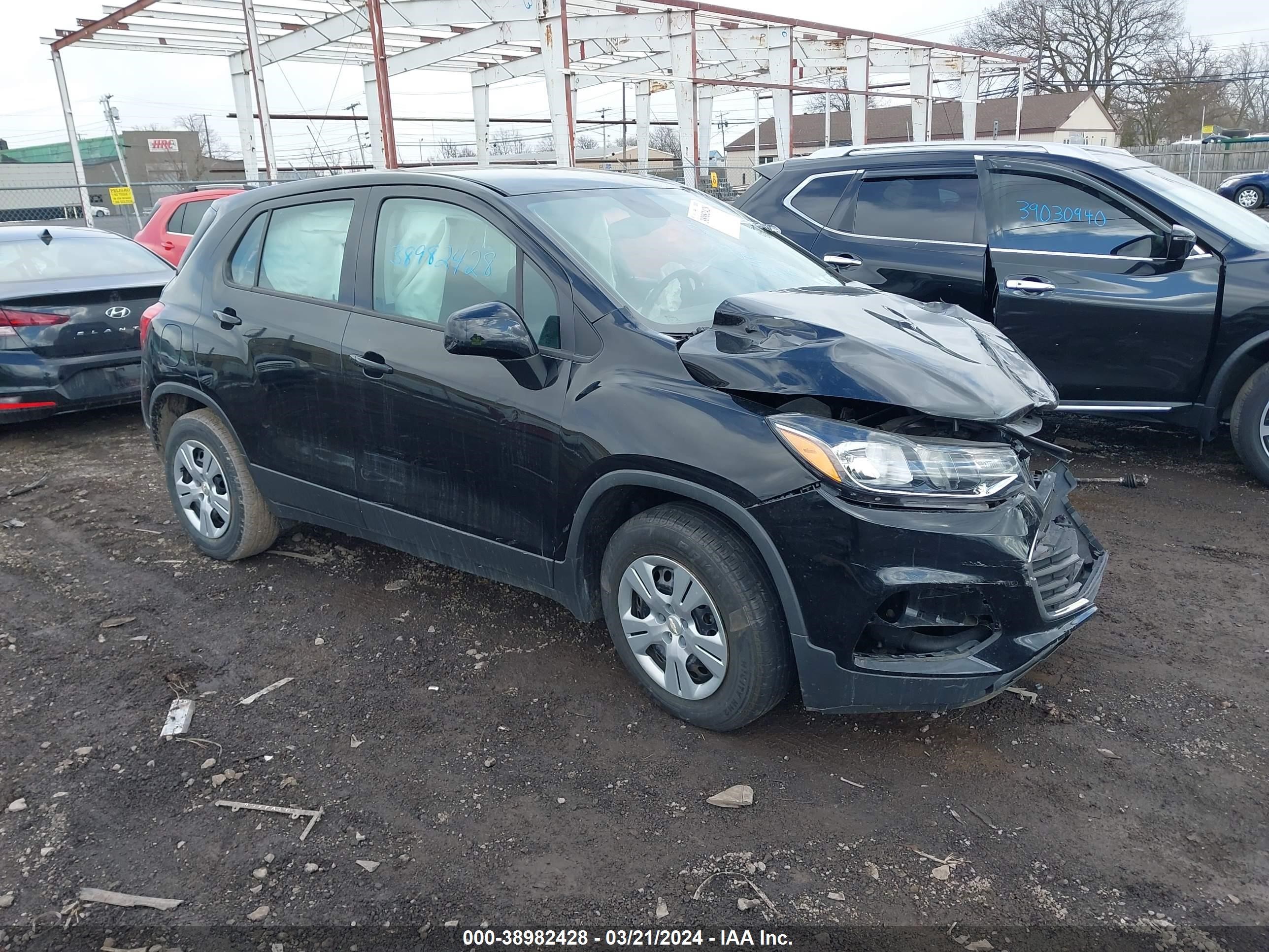 CHEVROLET TRAX 2018 3gncjksb1jl286375