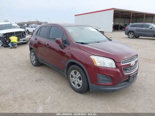 CHEVROLET TRAX 2016 3gncjksb2gl236657