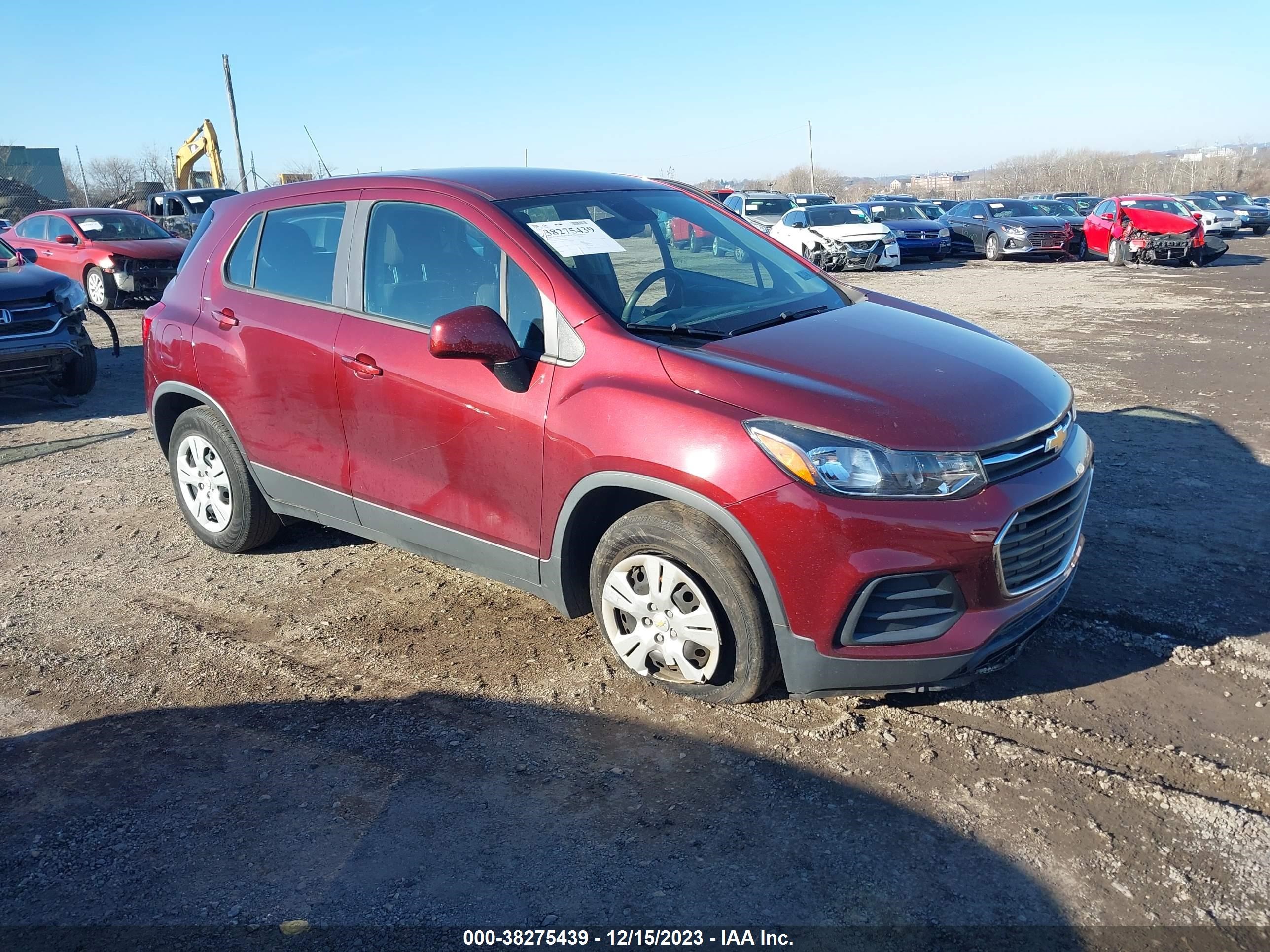 CHEVROLET TRAX 2017 3gncjksb4hl275803