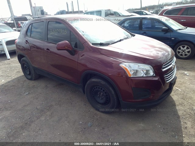 CHEVROLET TRAX 2016 3gncjksb5gl260984