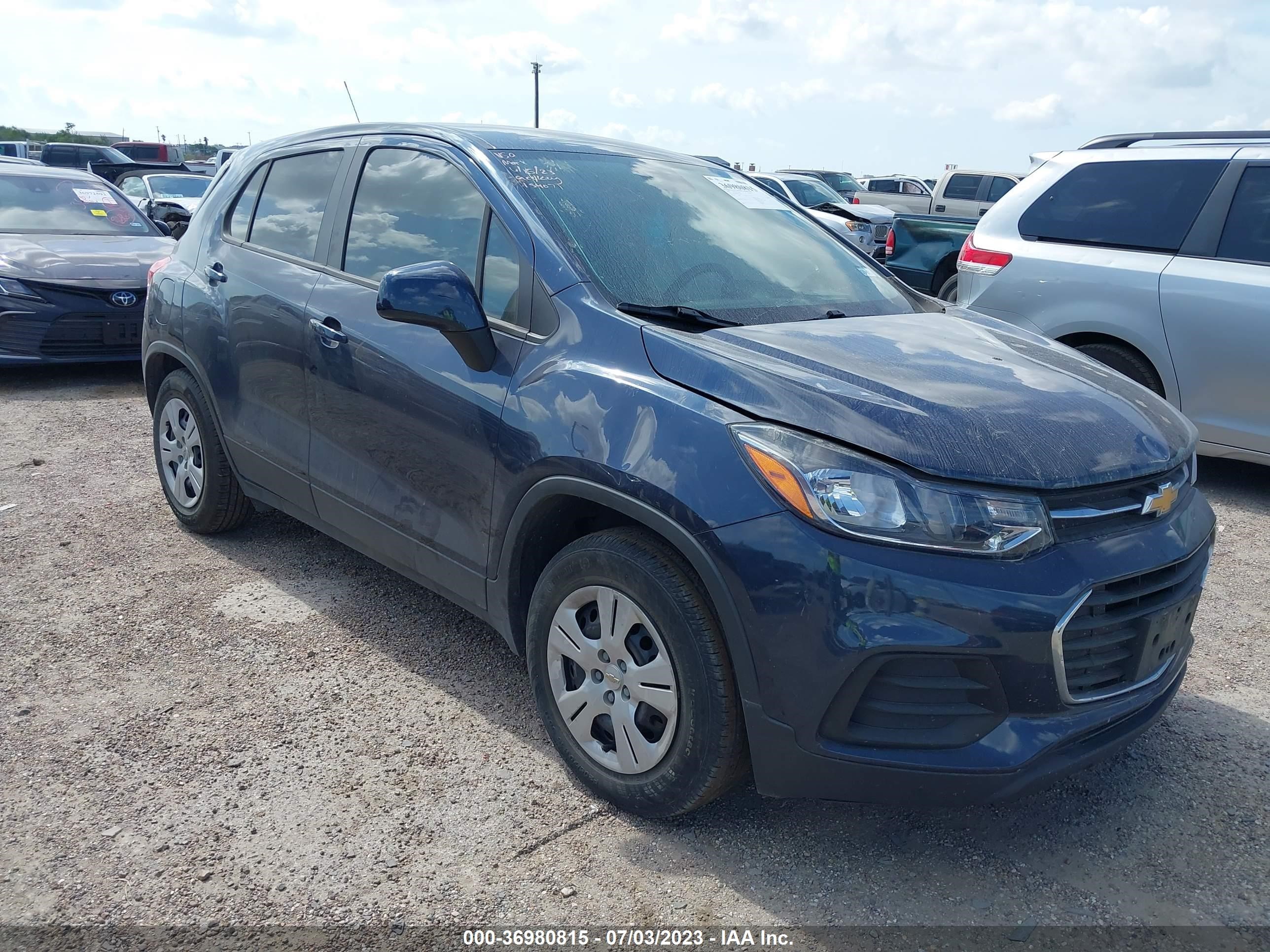 CHEVROLET TRAX 2018 3gncjksb5jl362275