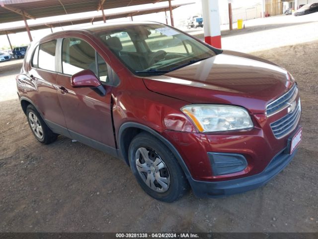 CHEVROLET TRAX 2016 3gncjksb6gl263201