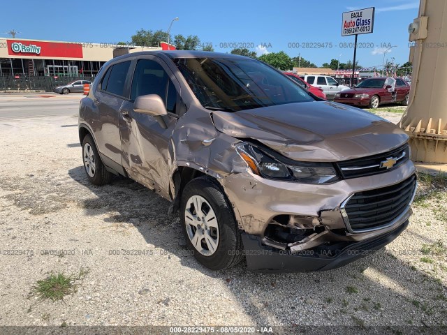 CHEVROLET TRAX 2018 3gncjksb7jl285912