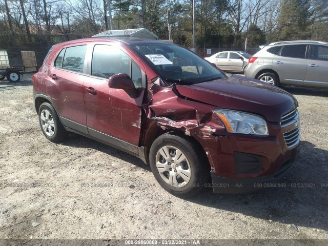 CHEVROLET TRAX 2016 3gncjksb8gl219880