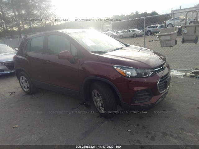 CHEVROLET TRAX 2017 3gncjksb8hl209920