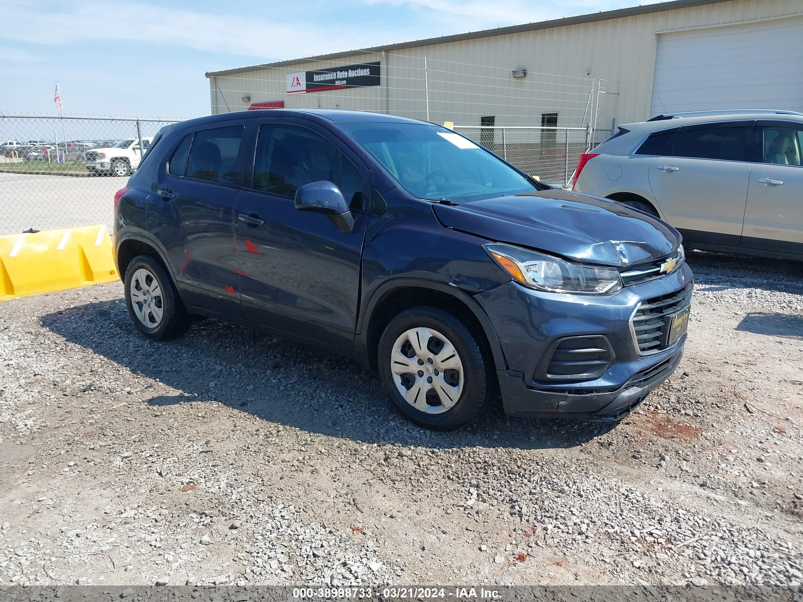 CHEVROLET TRAX 2018 3gncjksb8jl416930