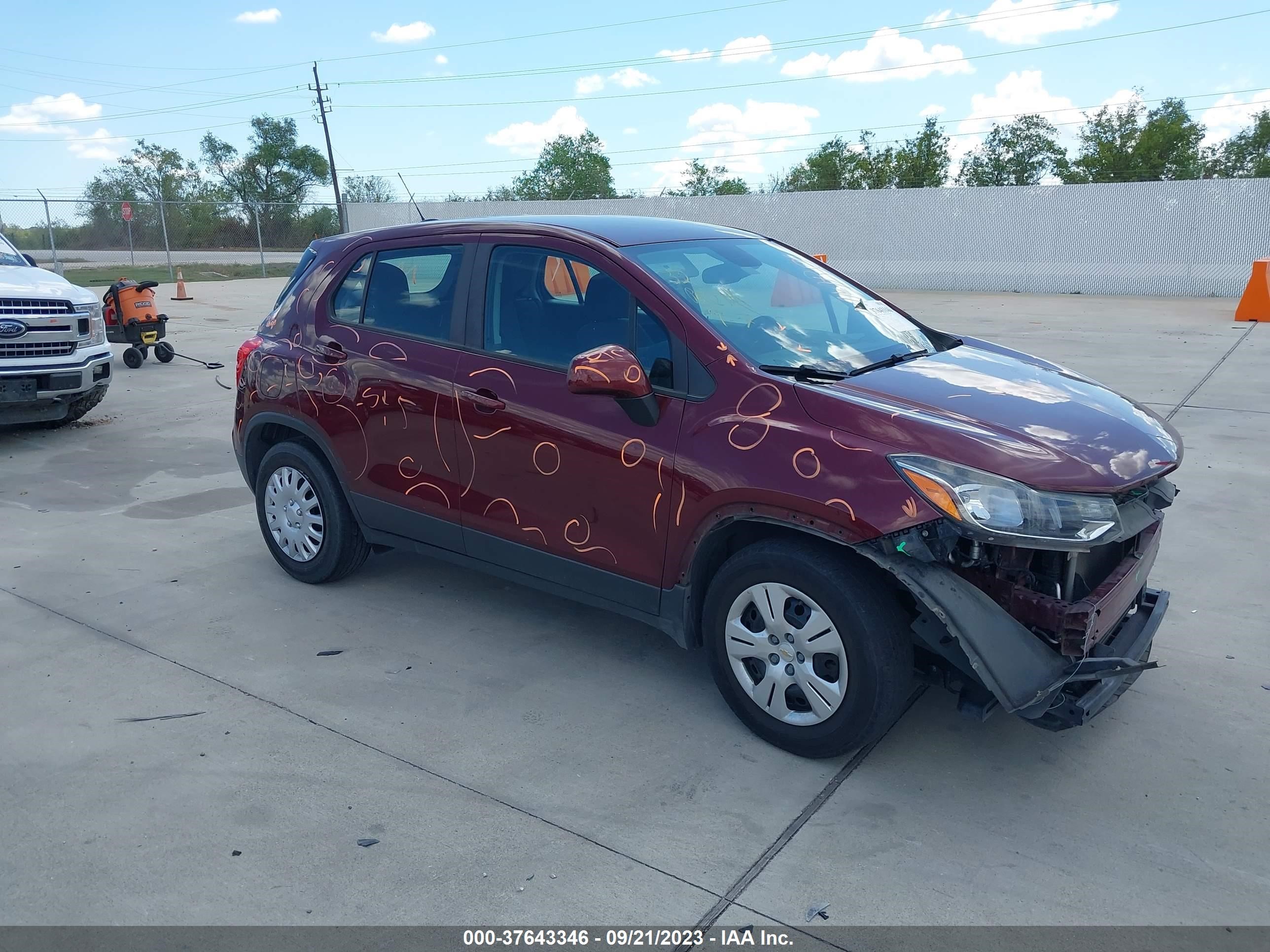 CHEVROLET TRAX 2017 3gncjksb9hl258544