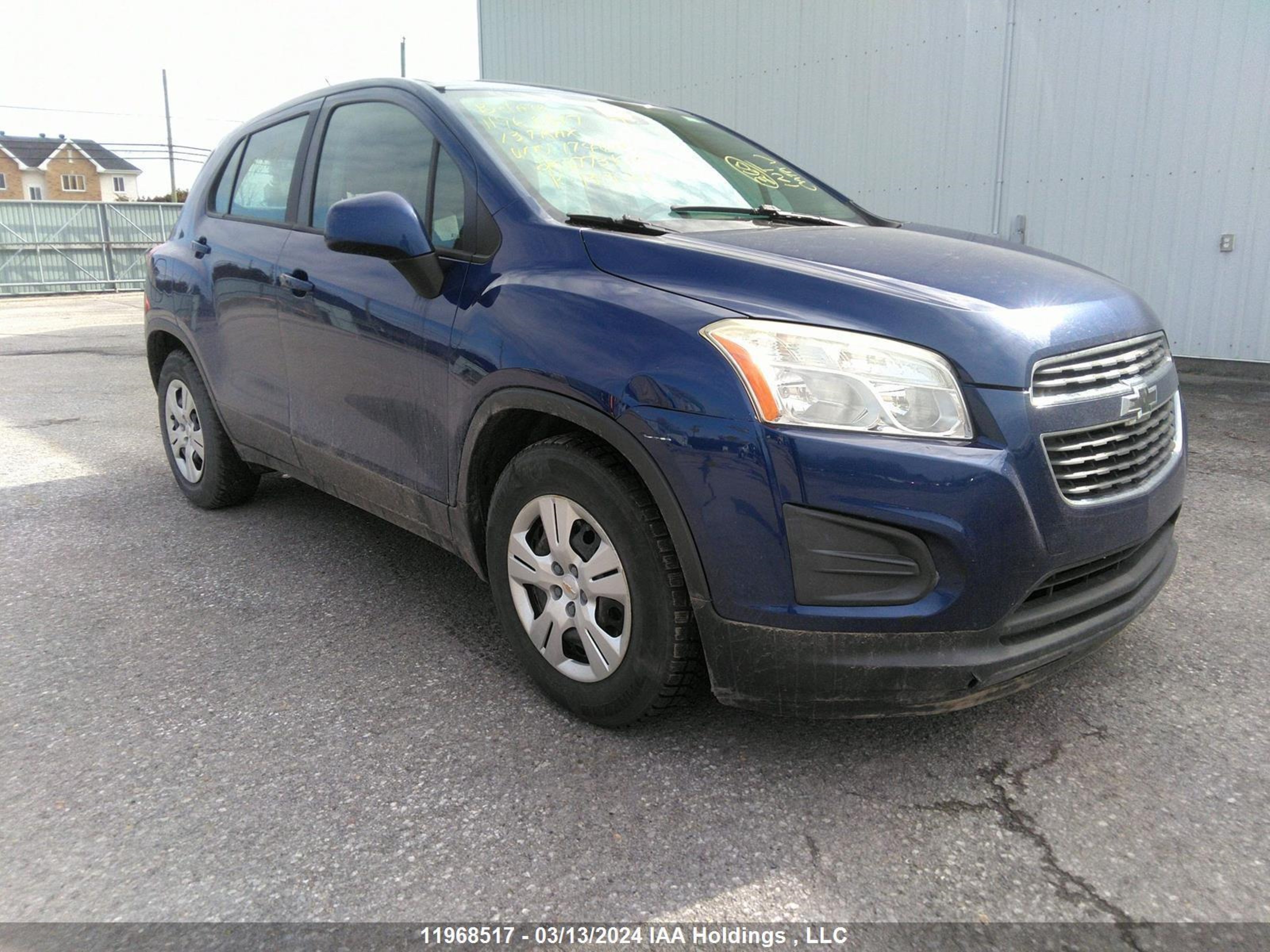 CHEVROLET TRAX 2013 3gncjksbxdl174615