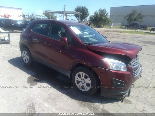 CHEVROLET TRAX 2016 3gncjksbxgl232842