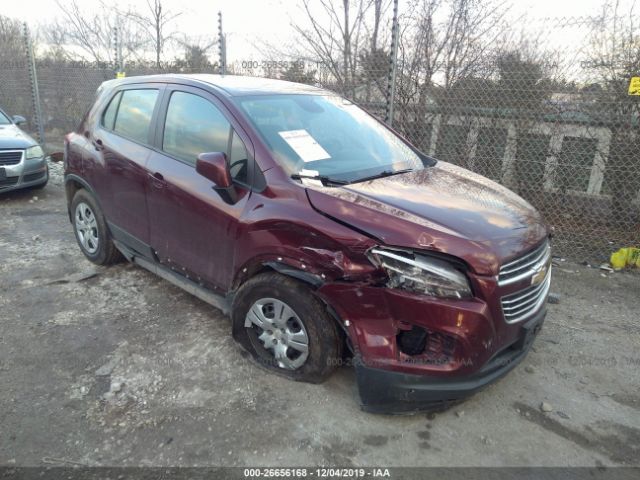 CHEVROLET TRAX 2016 3gncjksbxgl233232