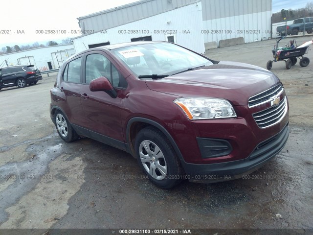 CHEVROLET TRAX 2016 3gncjksbxgl250838