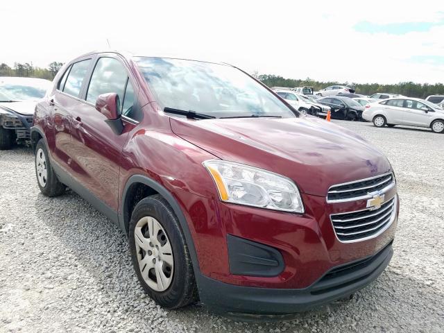 CHEVROLET TRAX LS 2016 3gncjksbxgl258972